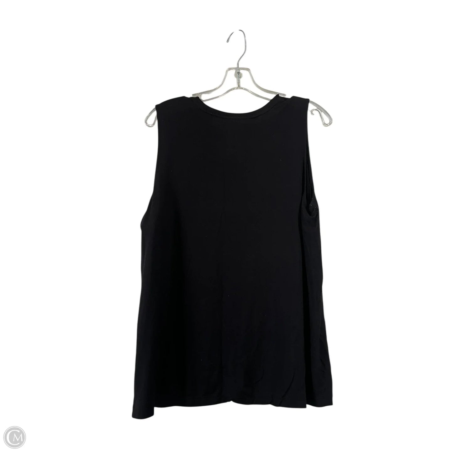 Top Sleeveless Basic By Clothes Mentor In Black, Size: L