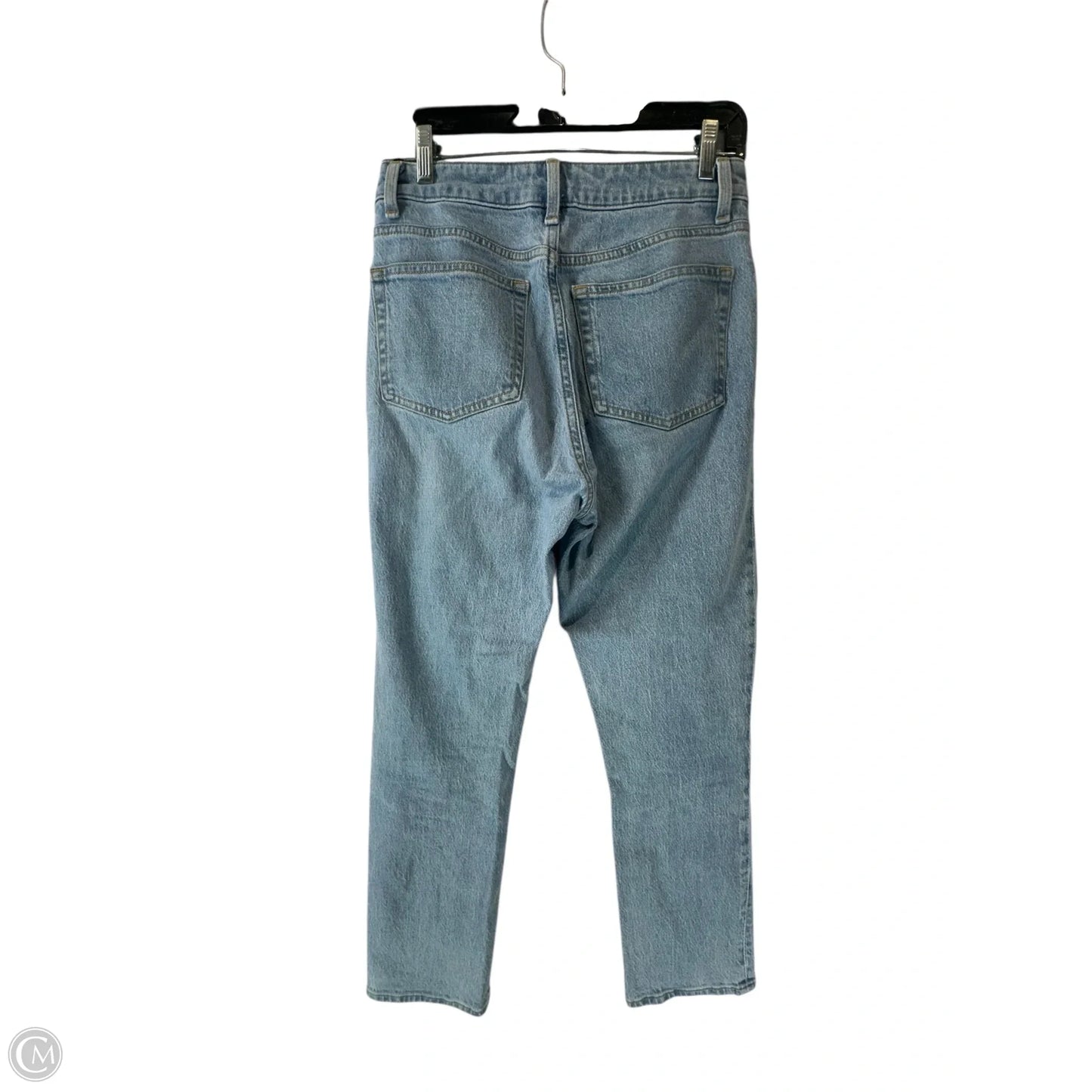 Jeans Straight By H&m In Blue Denim, Size: 6