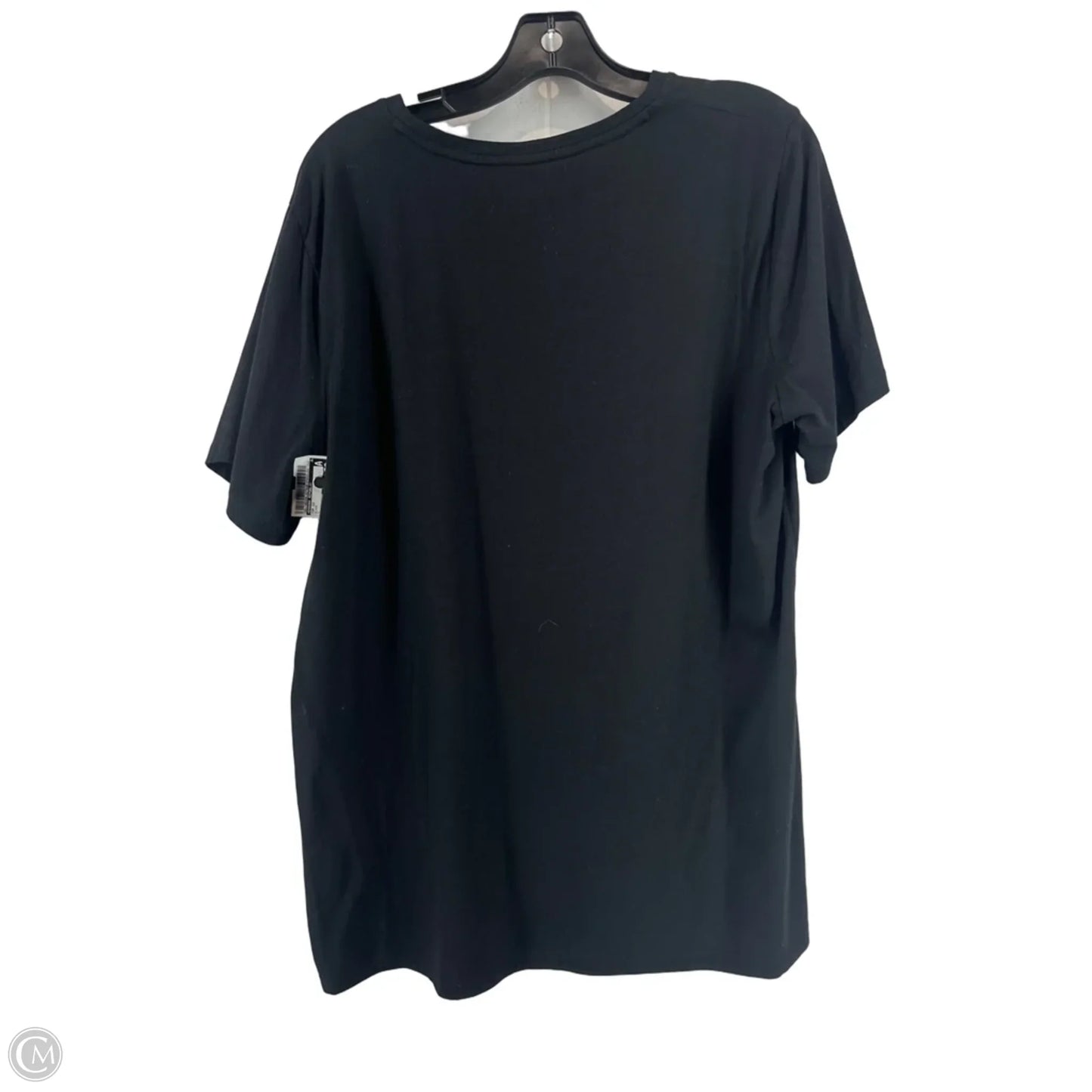 Top Short Sleeve By Banana Republic In Black, Size: Xl