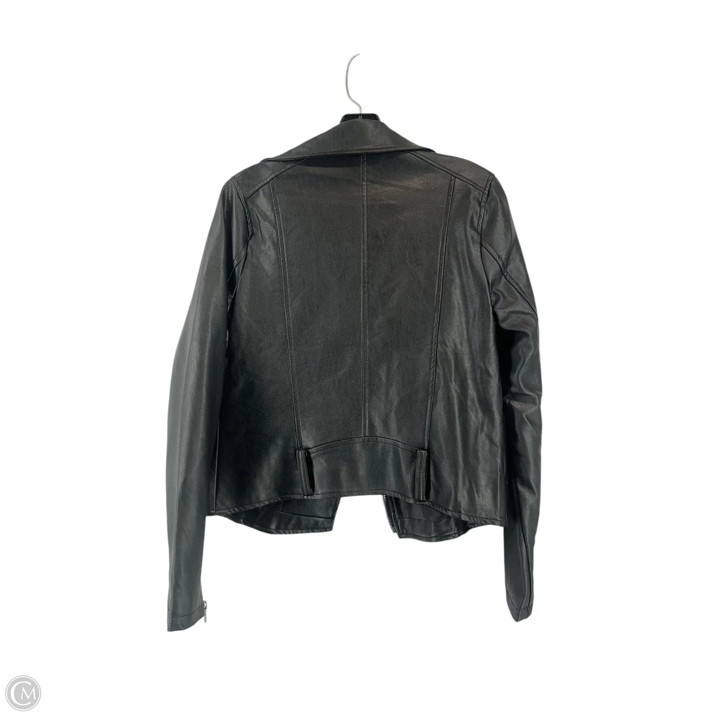 Jacket Leather By Zenana In Black, Size: S
