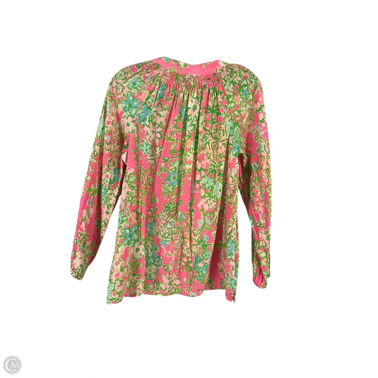 Top Long Sleeve Designer By Lilly Pulitzer In Multi-colored, Size: S