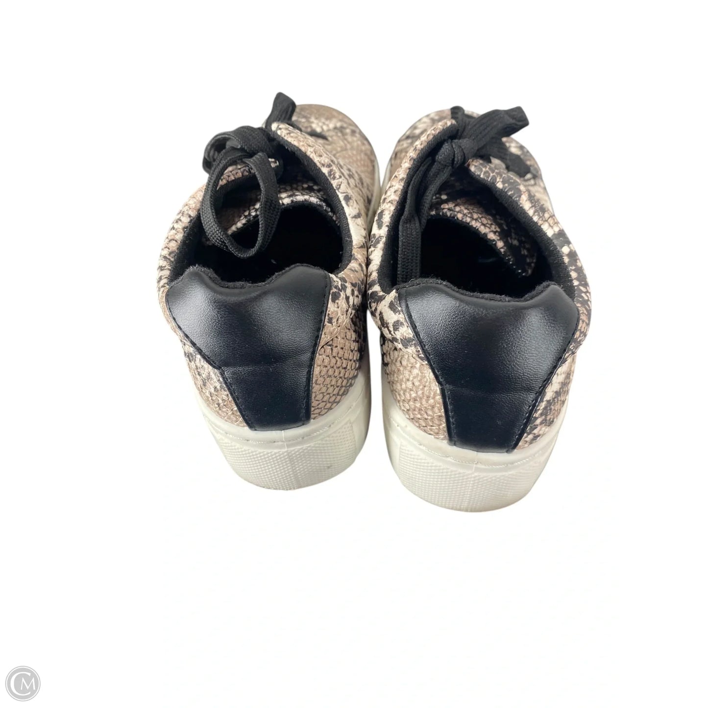 Shoes Sneakers By Qupid In Snakeskin Print, Size: 6