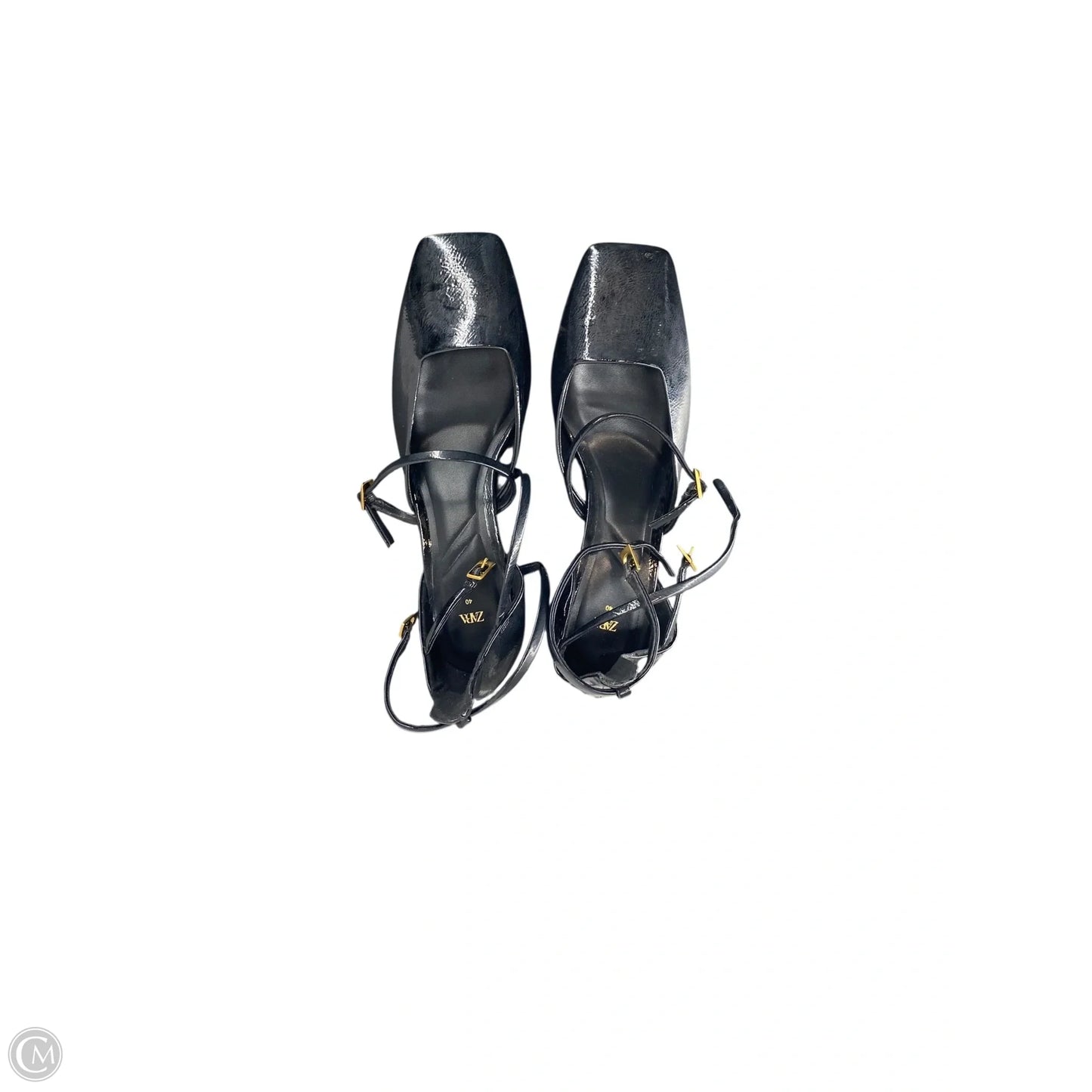 Shoes Heels Block By Zara In Black, Size: 10