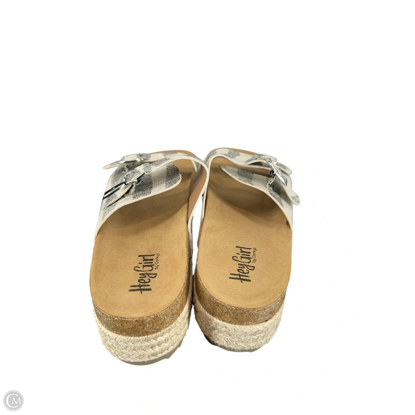 Shoes Flats By Clothes Mentor In Striped Pattern, Size: 11