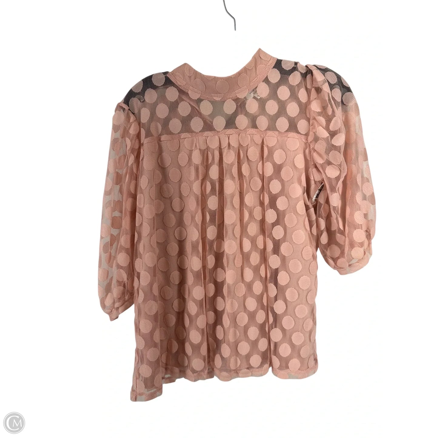 Top Short Sleeve By Clothes Mentor In Pink, Size: Lp