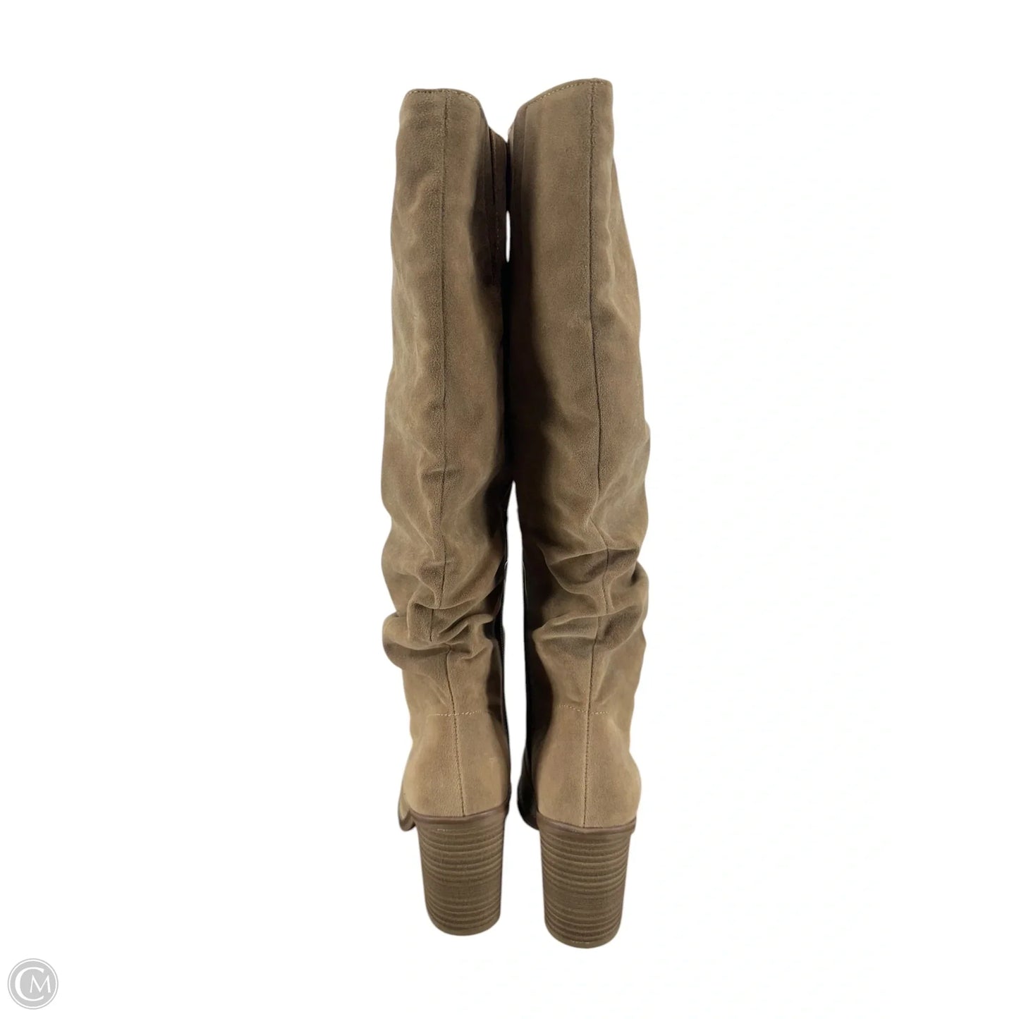 Boots Knee Heels By Universal Thread In Tan, Size: 7.5