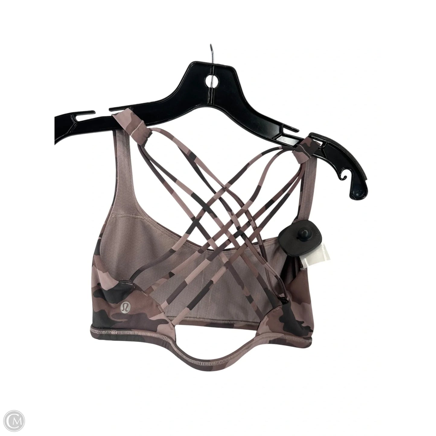 Athletic Bra By Lululemon In Camouflage Print, Size: 8