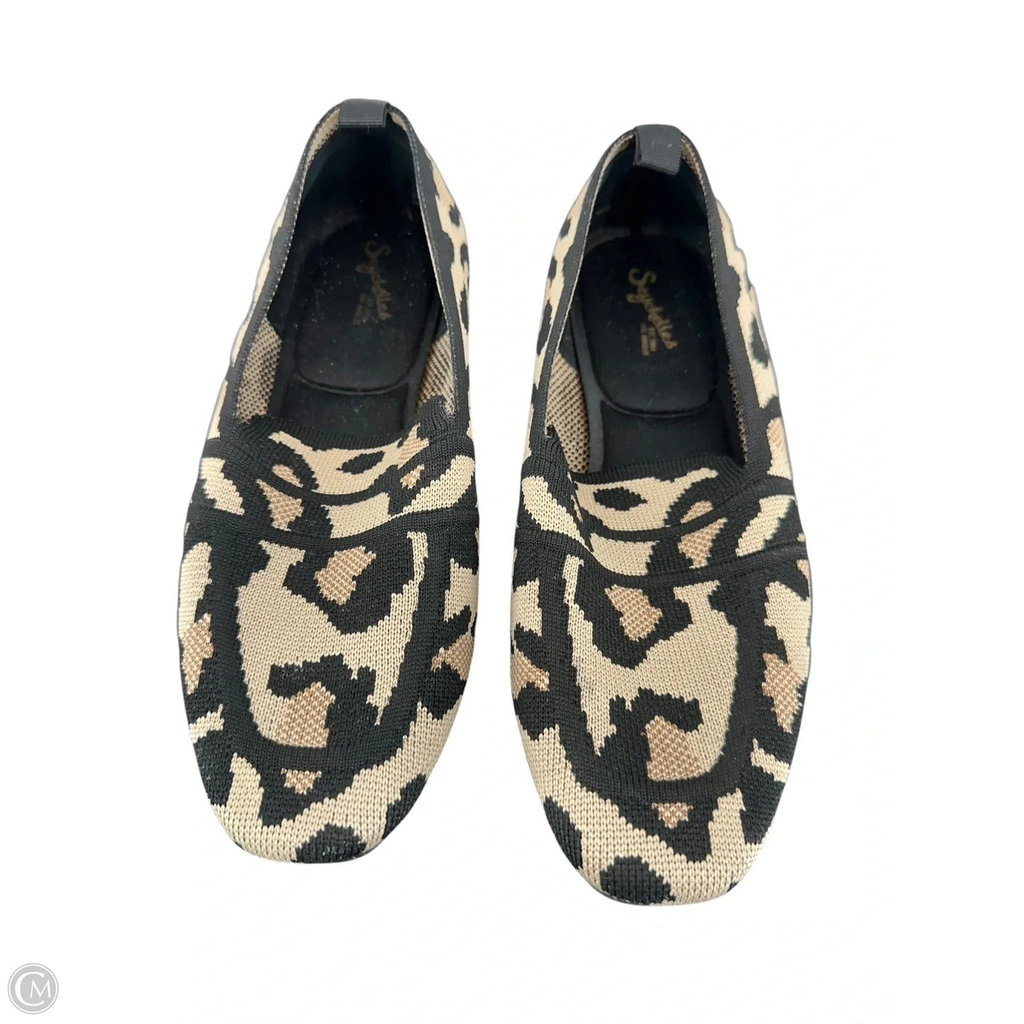 Shoes Flats By Clothes Mentor In Leopard Print, Size: 8