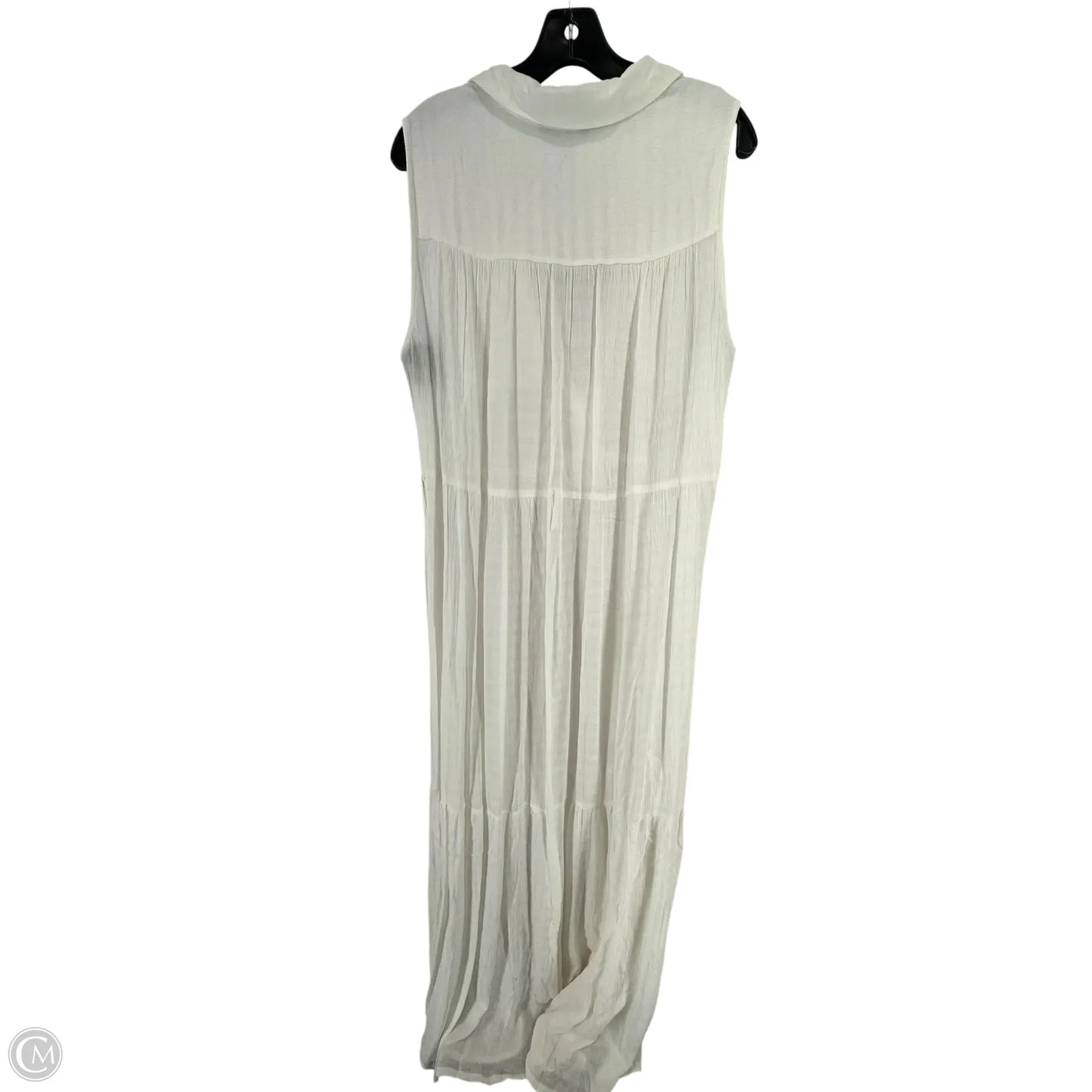 Dress Casual Maxi By Simply Vera In White, Size: L