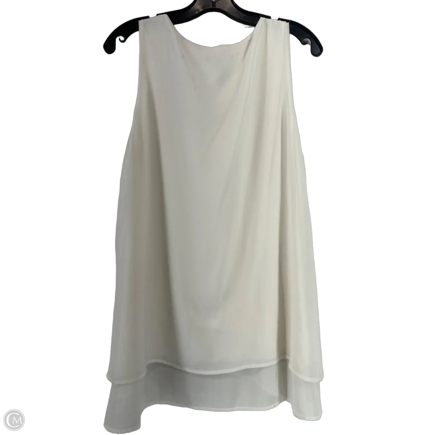 Top Sleeveless By White House Black Market In White, Size: L