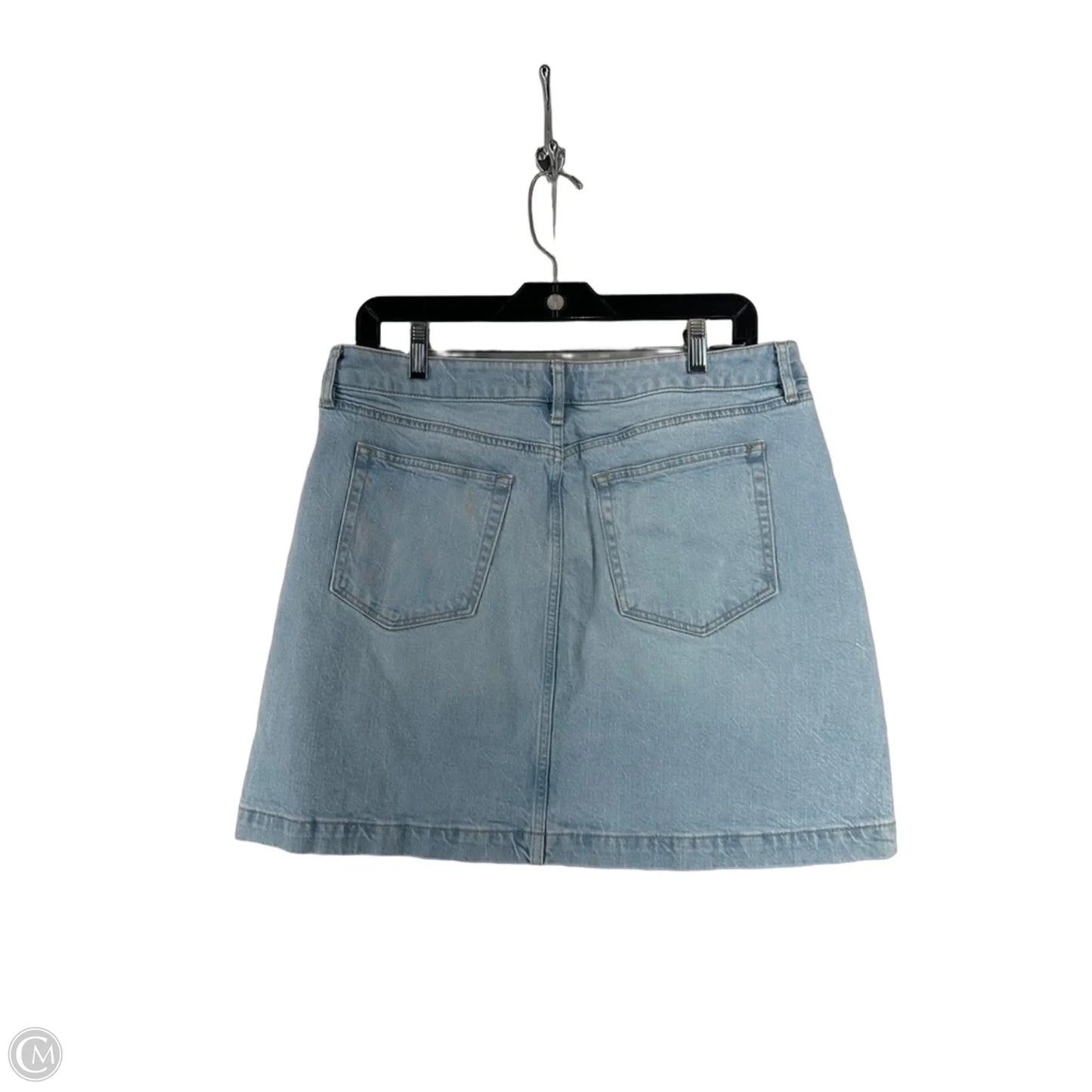 Skirt Mini & Short By Loft In Blue Denim, Size: 12