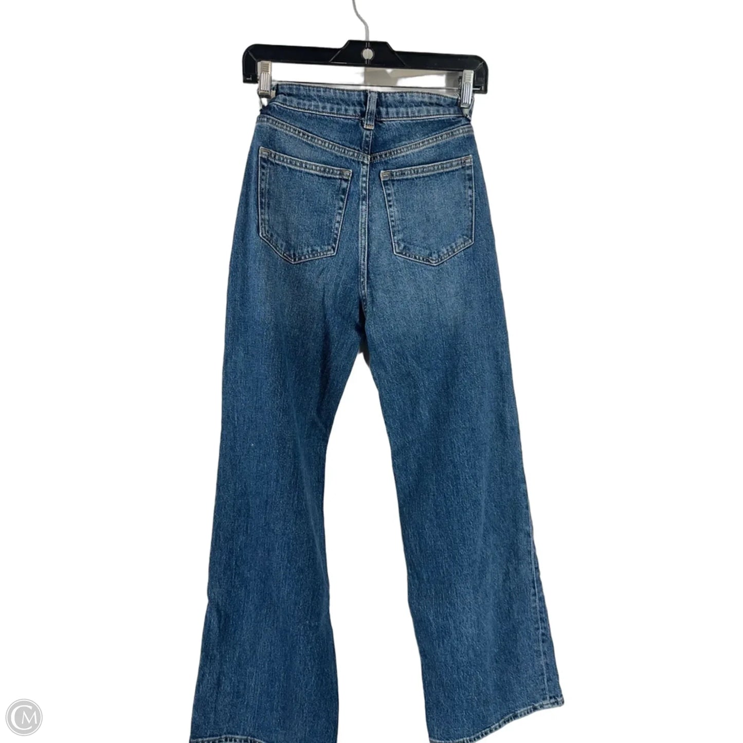 Jeans Straight By H&m In Blue Denim, Size: 2