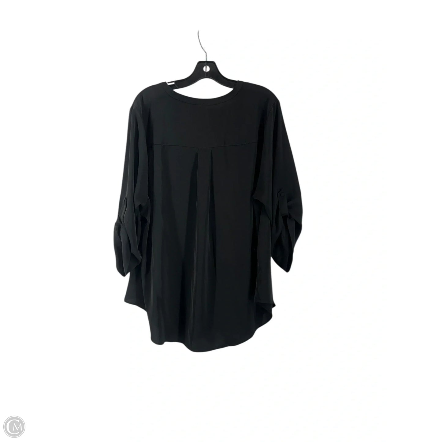 Blouse 3/4 Sleeve By Torrid In Black, Size: 2x