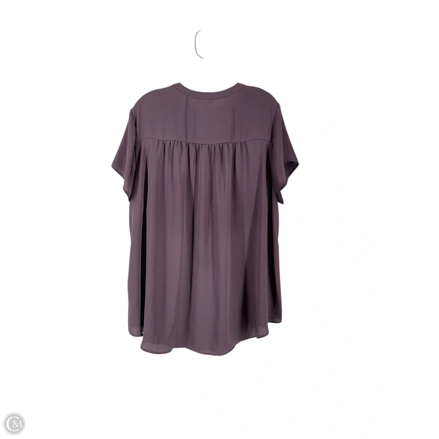 Blouse Long Sleeve By Torrid In Purple, Size: 2x