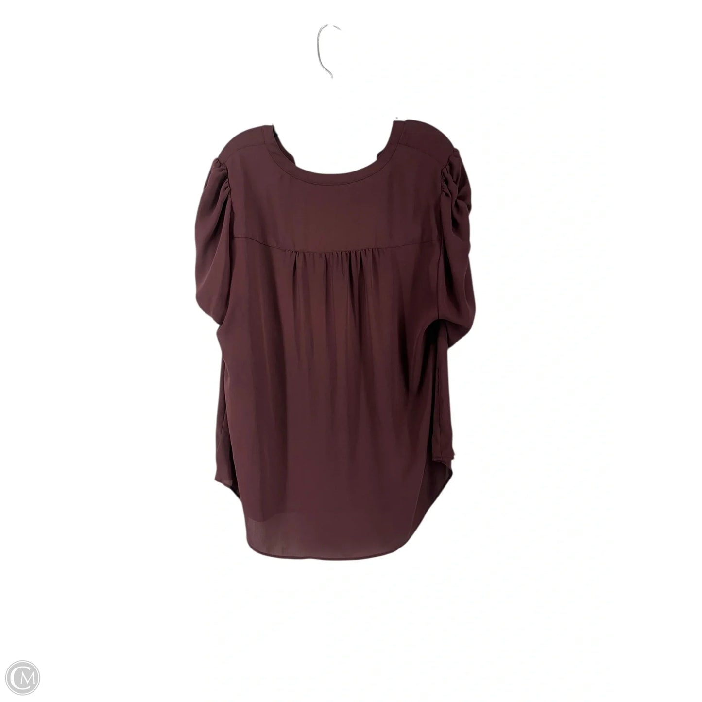 Blouse Short Sleeve By Torrid In Purple, Size: 2x