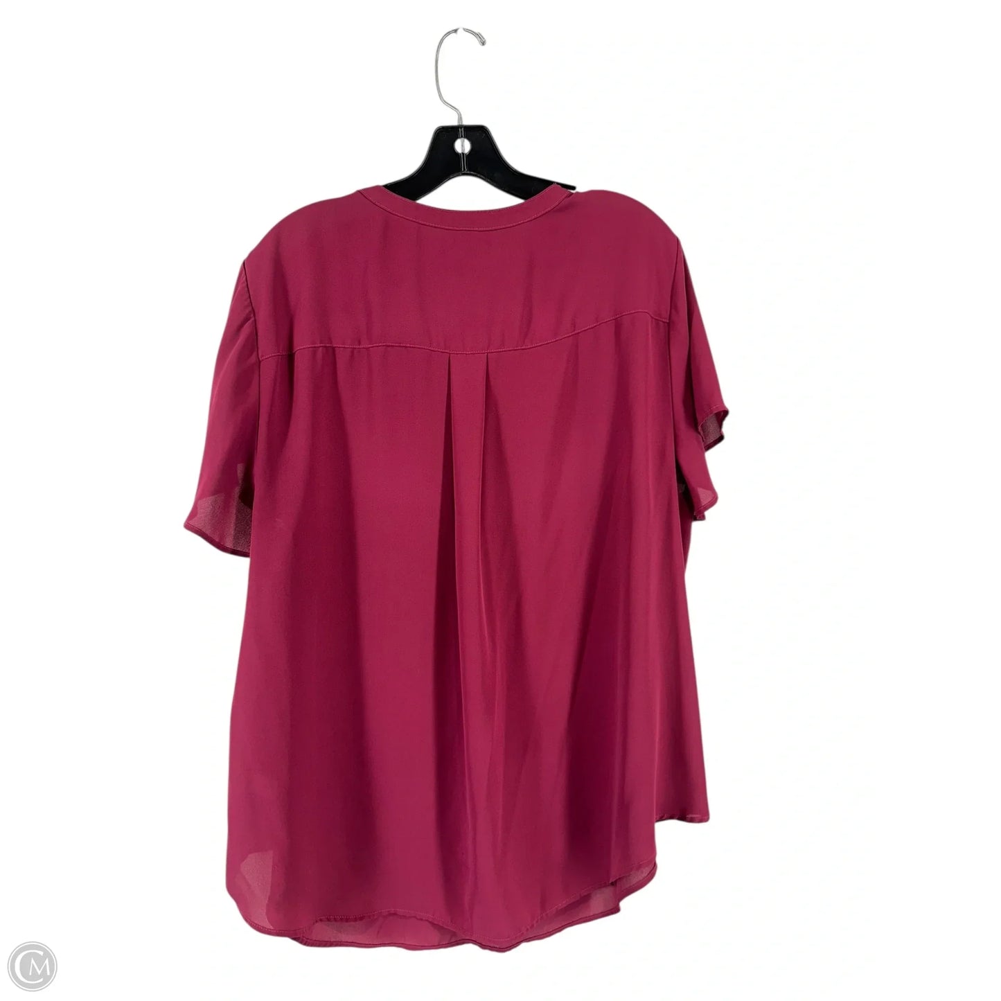 Blouse Short Sleeve By Torrid In Purple, Size: 2x