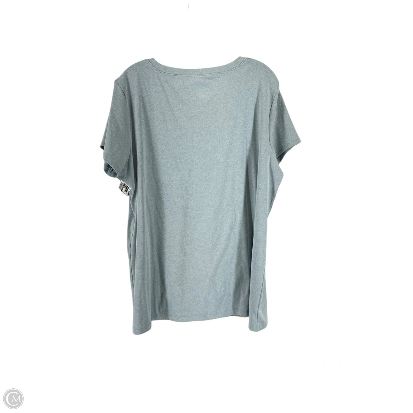 Top Short Sleeve By Clothes Mentor In Teal, Size: 2x