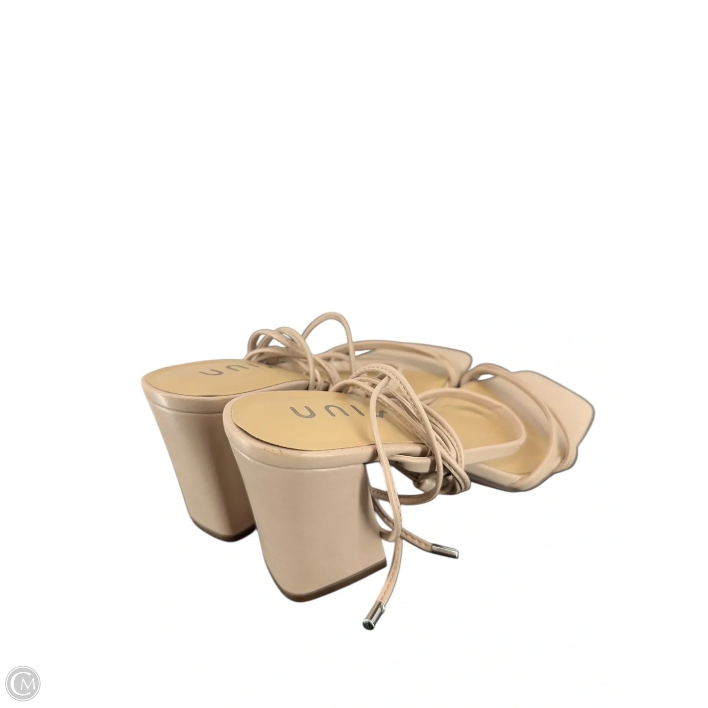 Shoes Heels Block By Unisa In Pink, Size: 7.5