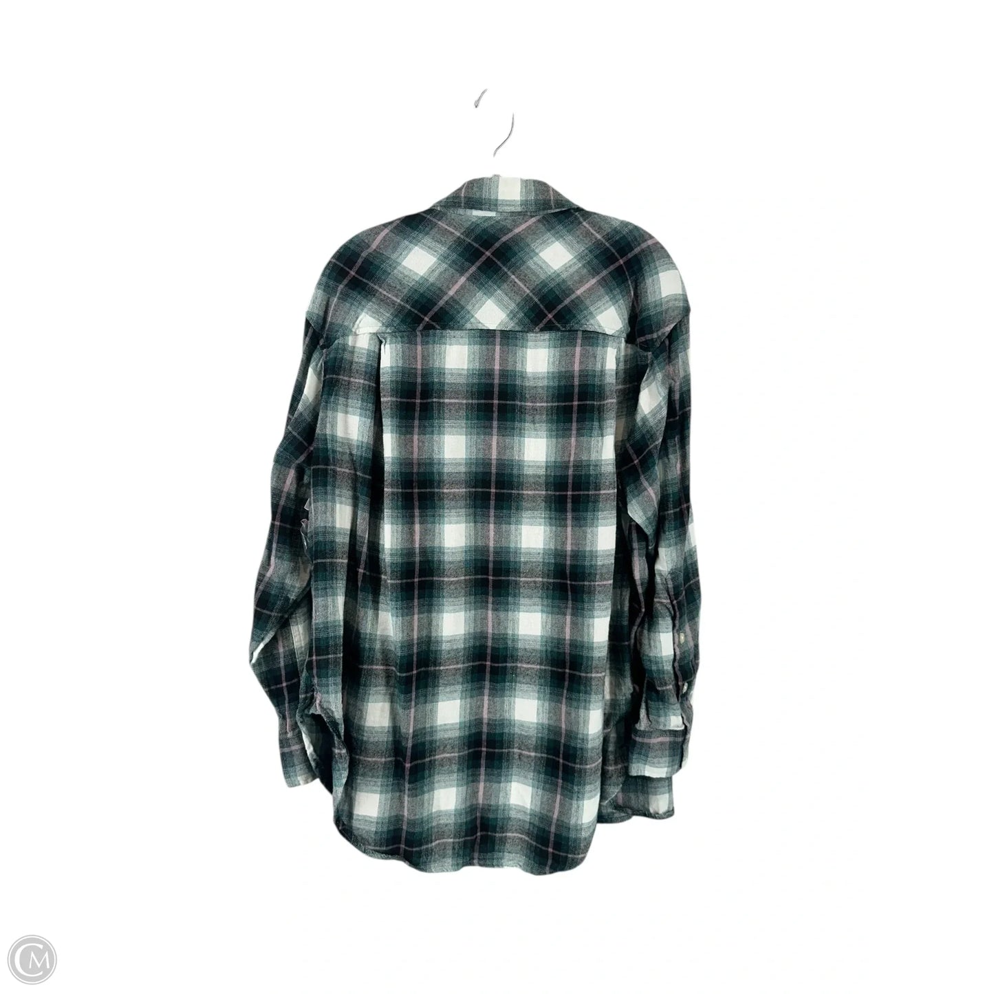 Top Long Sleeve By Sonoma In Green, Size: 1x