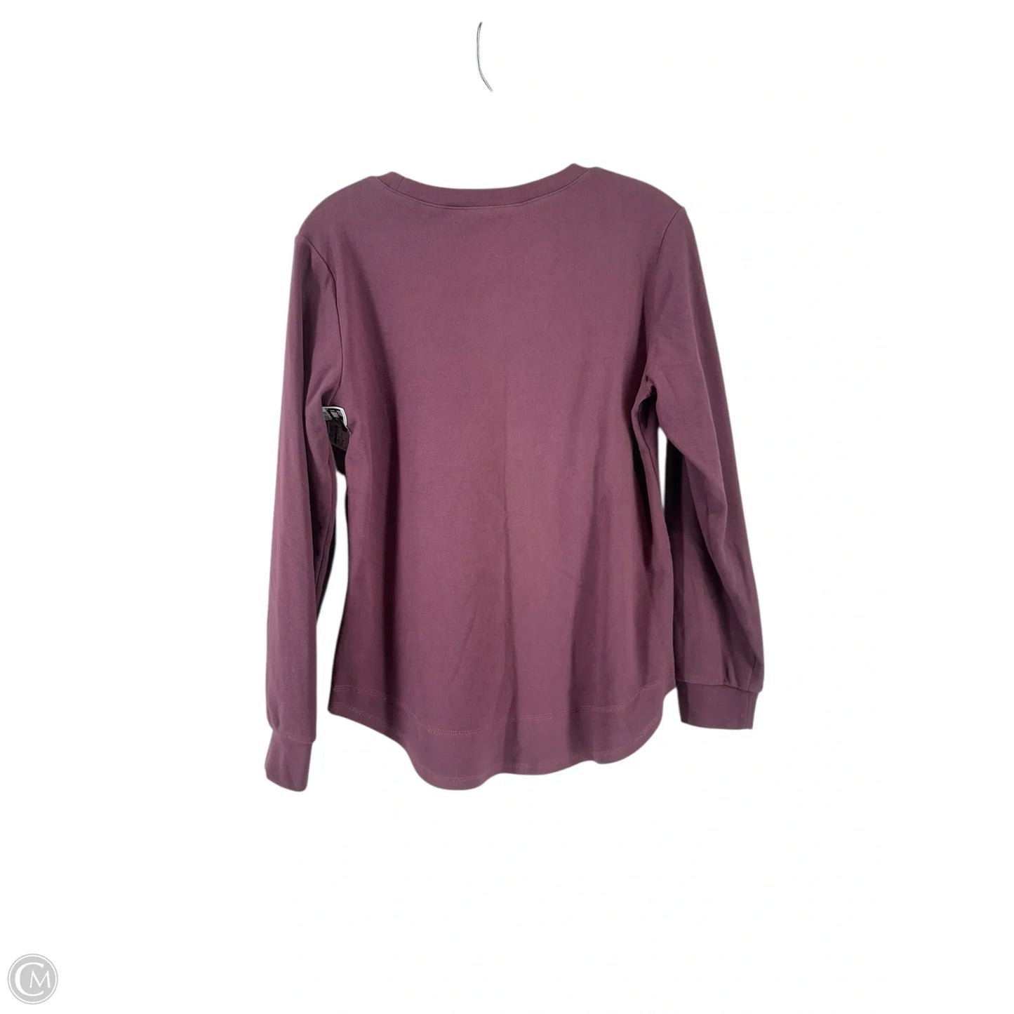 Top Long Sleeve Basic By Clothes Mentor In Purple, Size: M