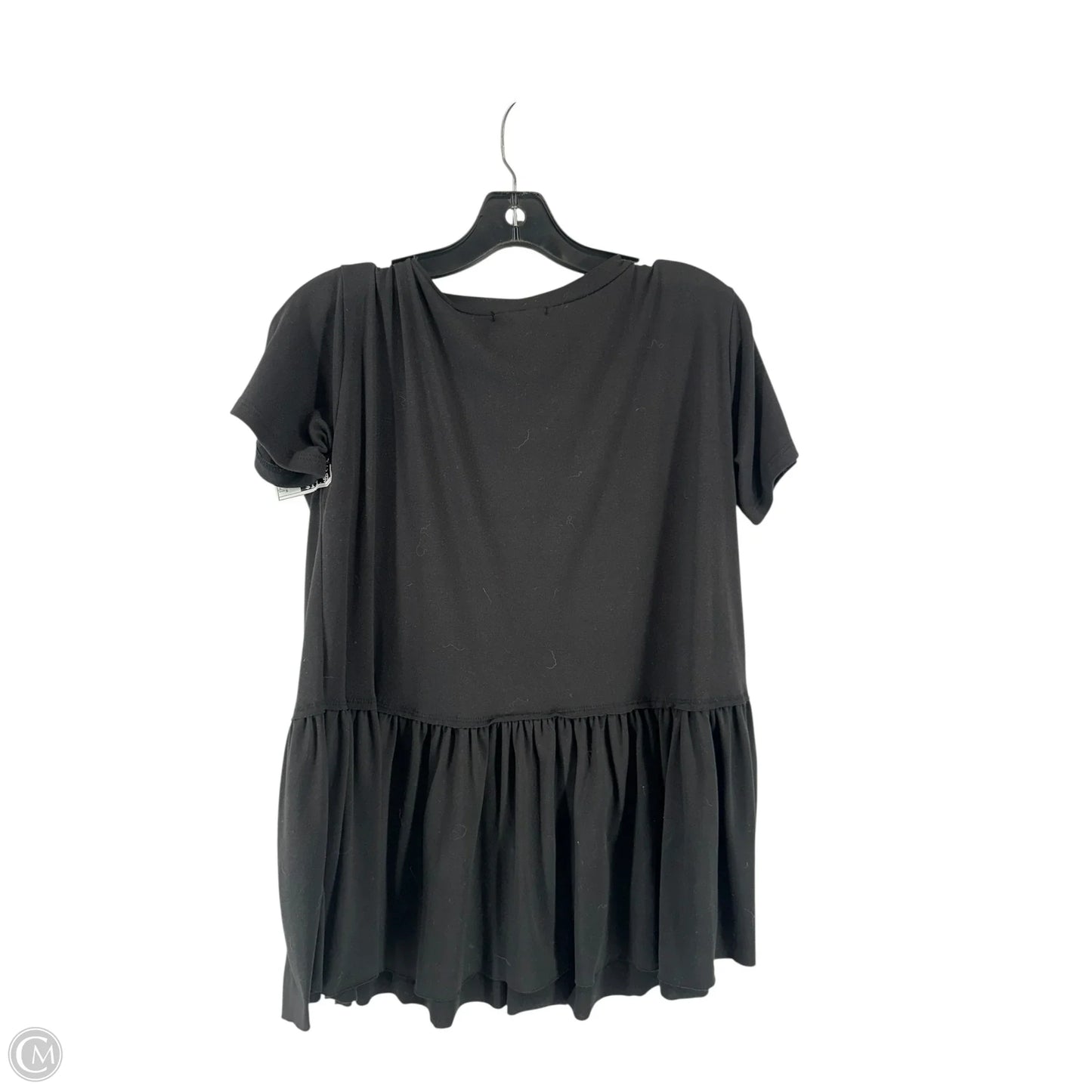 Top Short Sleeve By Entro In Black, Size: S