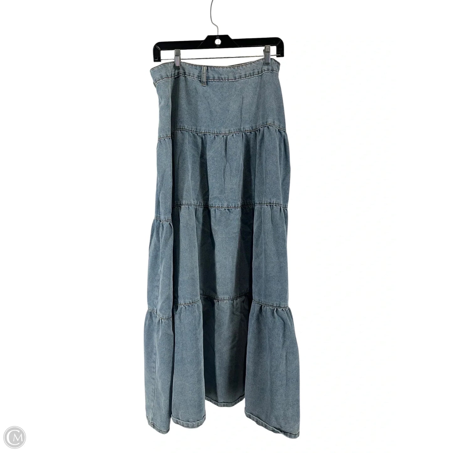 Skirt Maxi By Shein In Blue, Size: L