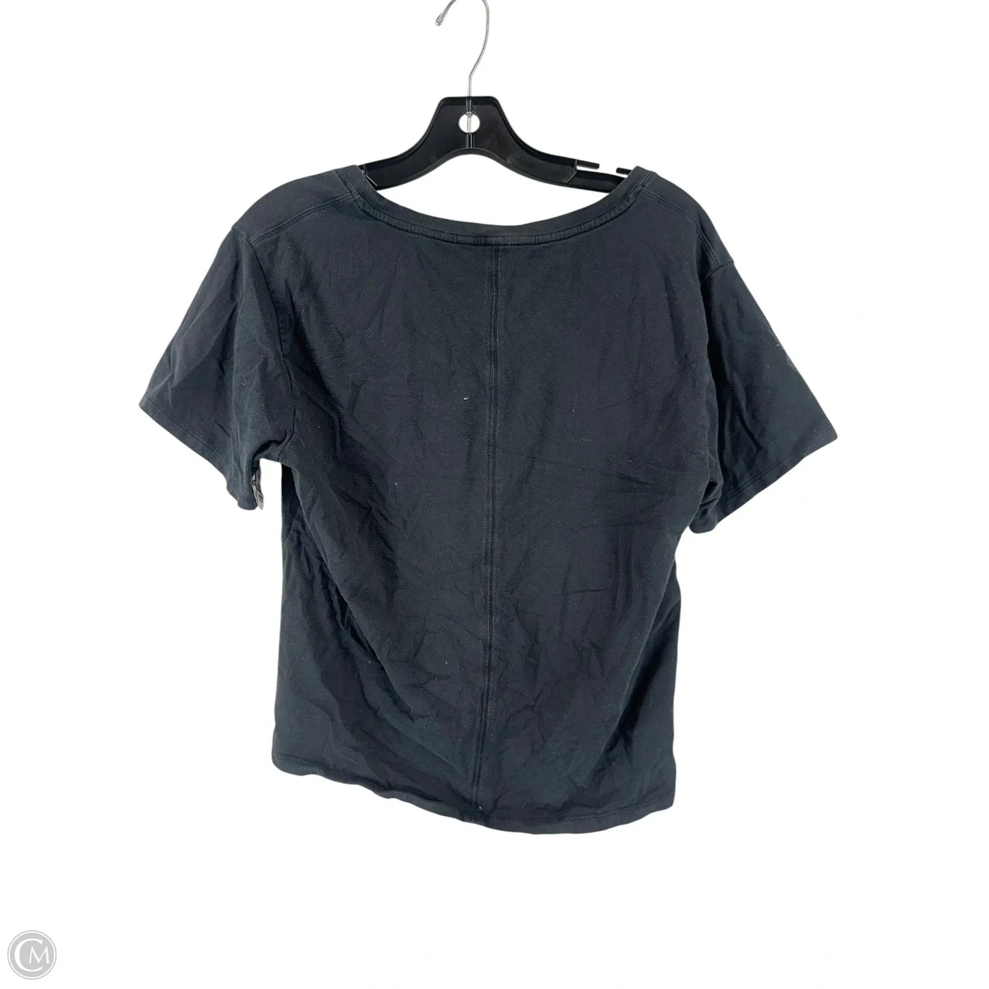 Top Short Sleeve By Athleta In Black, Size: S