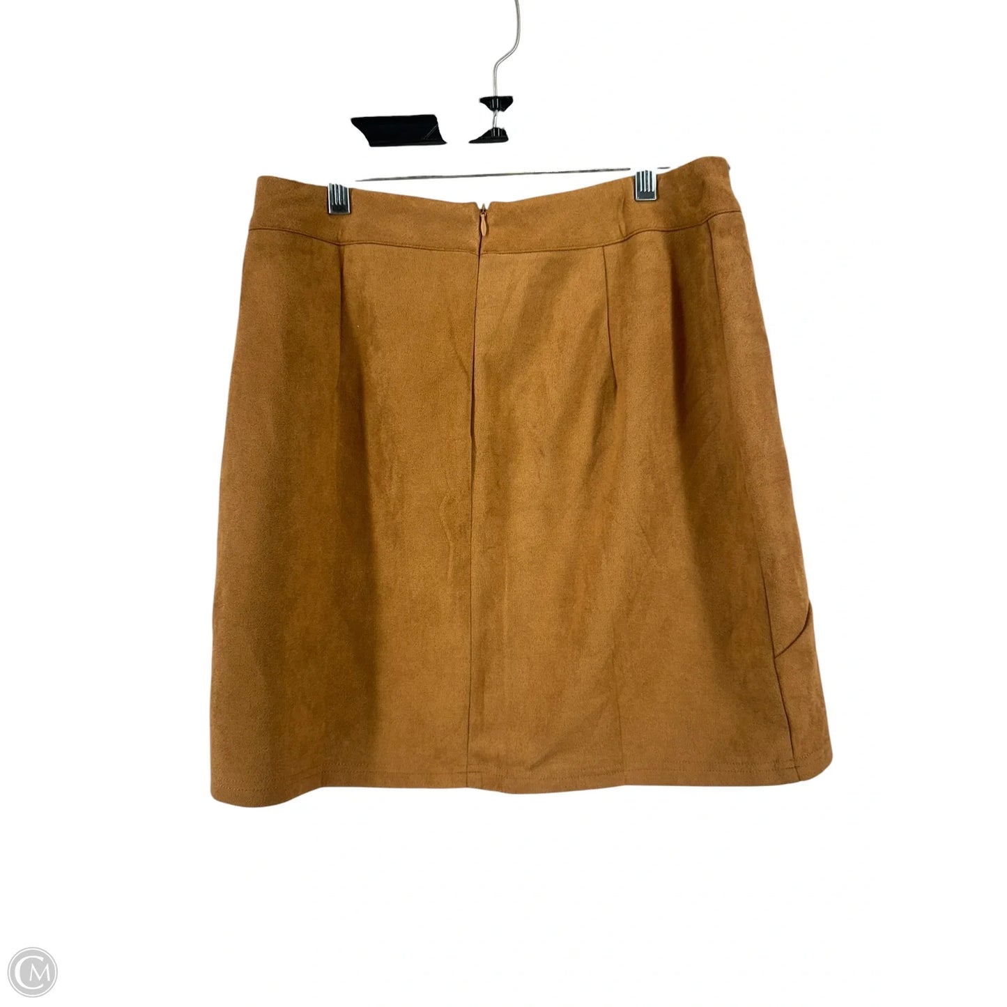 Skirt Mini & Short By Mangopop In Brown, Size: L