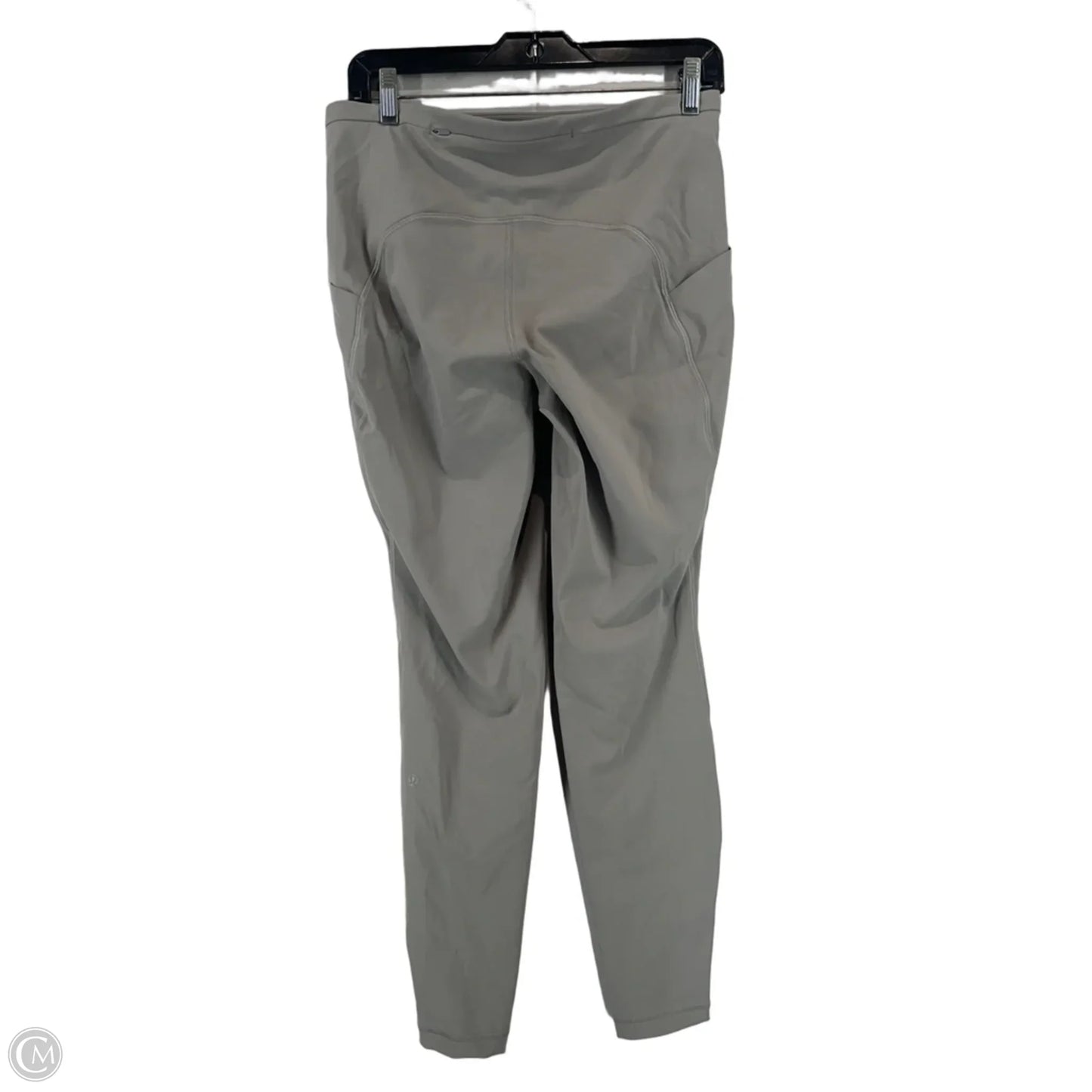 Athletic Leggings By Lululemon In Grey, Size: 10