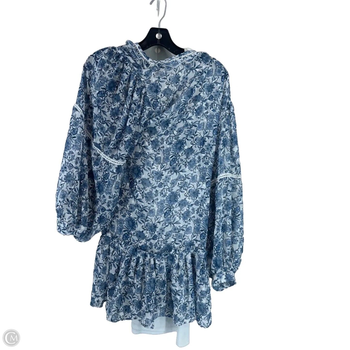 Dress Casual Short By Altard State In Blue & White, Size: M