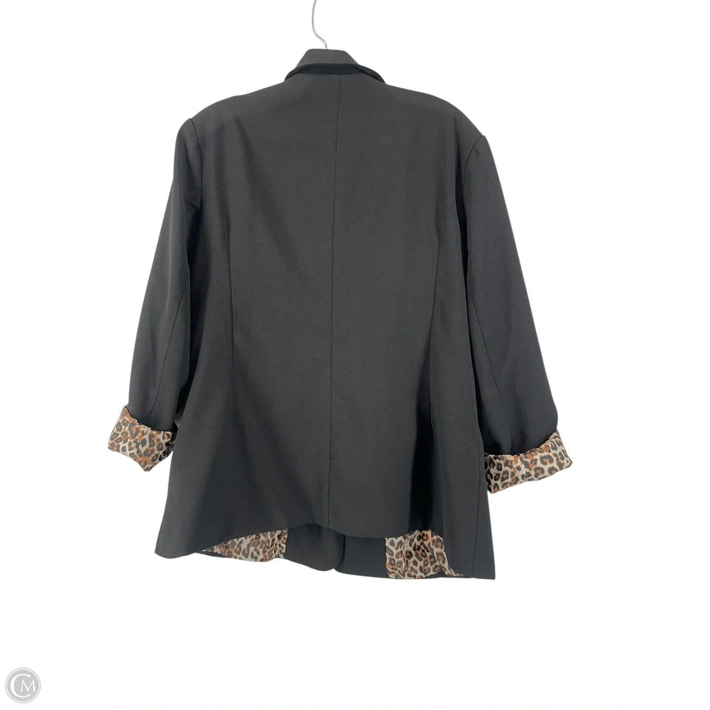 Blazer By Clothes Mentor In Animal Print, Size: Xl