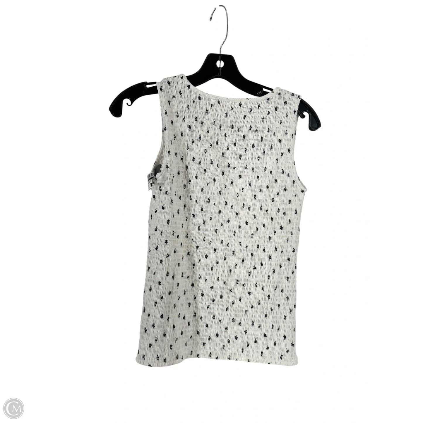 Top Sleeveless By On 34th In Black & White, Size: S