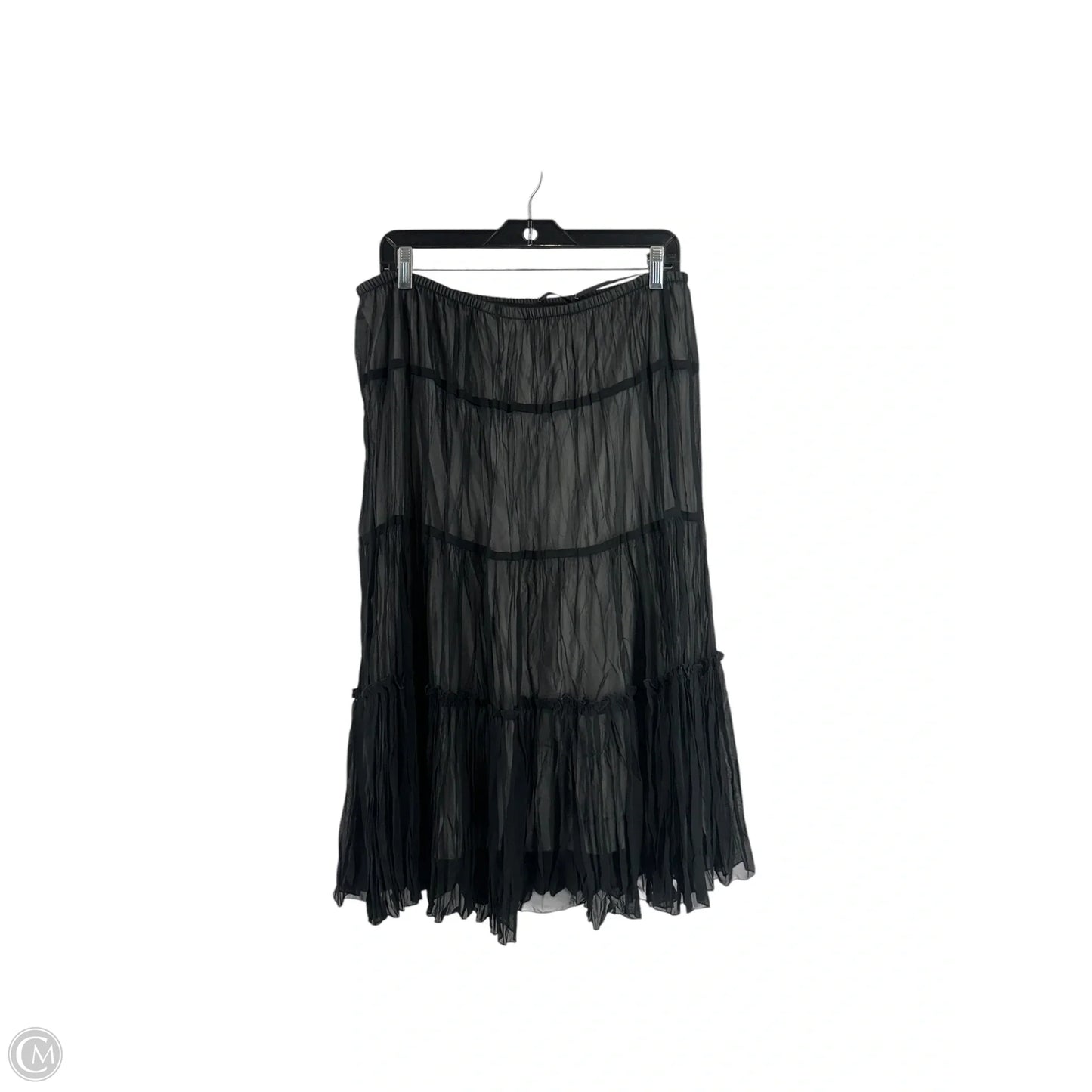 Skirt Midi By White House Black Market In Black, Size: M