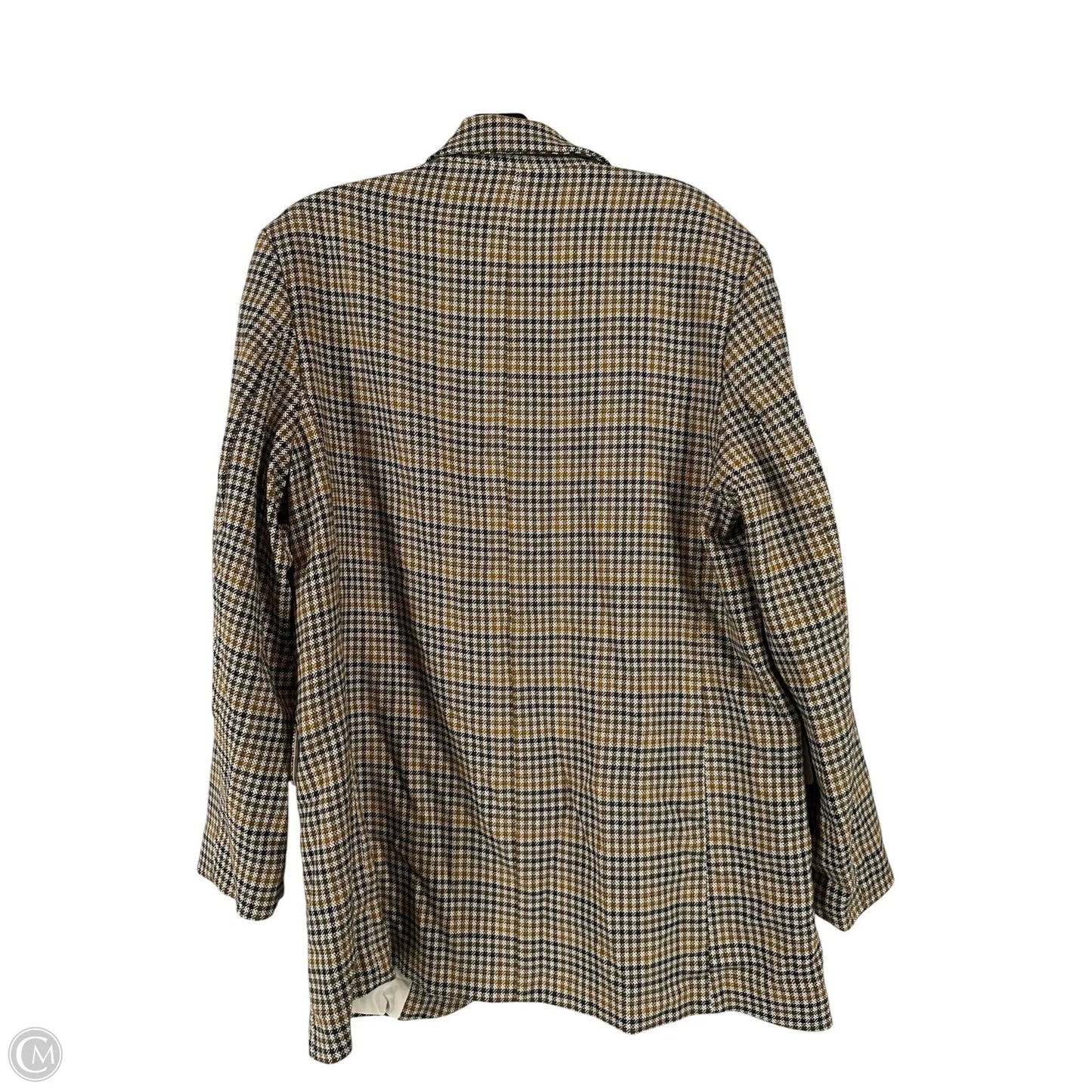 Blazer By H&m In Checkered Pattern, Size: M