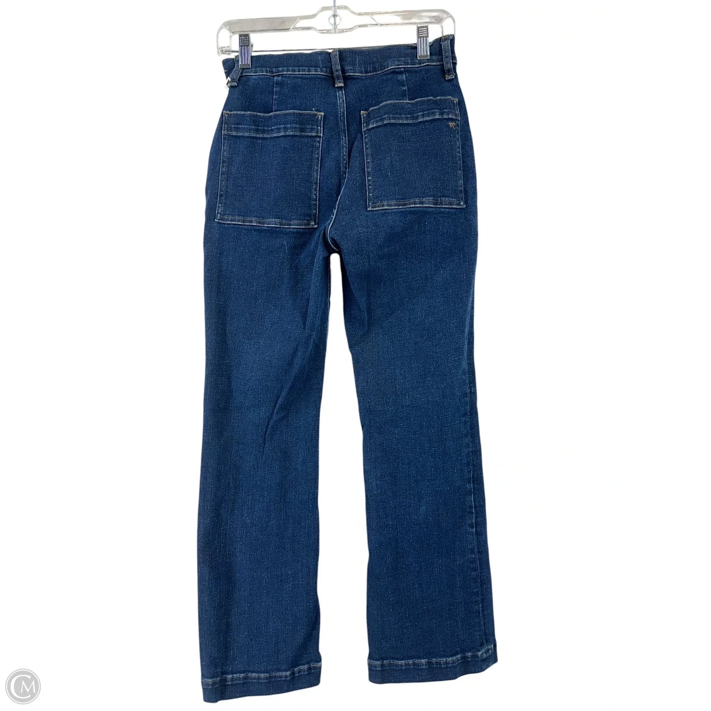 Jeans Straight By Madewell In Blue Denim, Size: 28