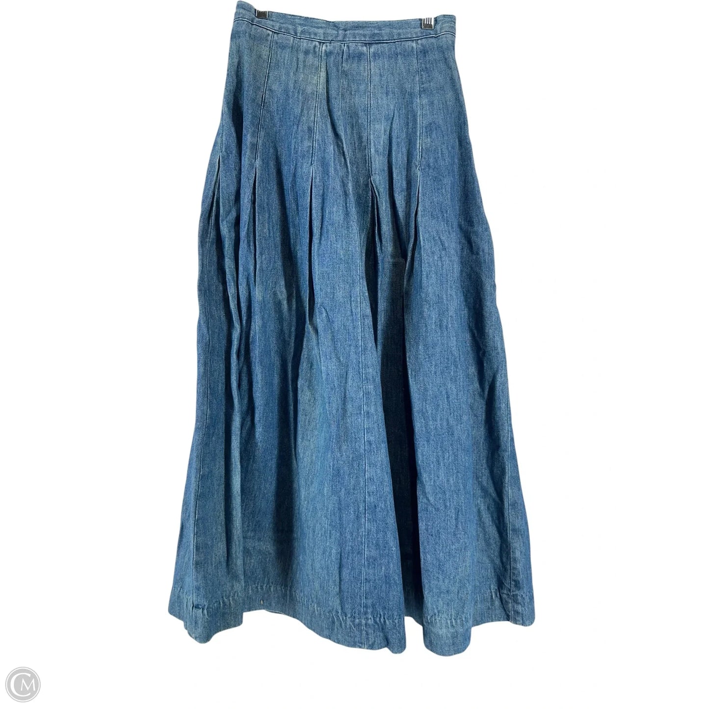 Skirt Midi By Ruff Hewn In Blue Denim, Size: 4