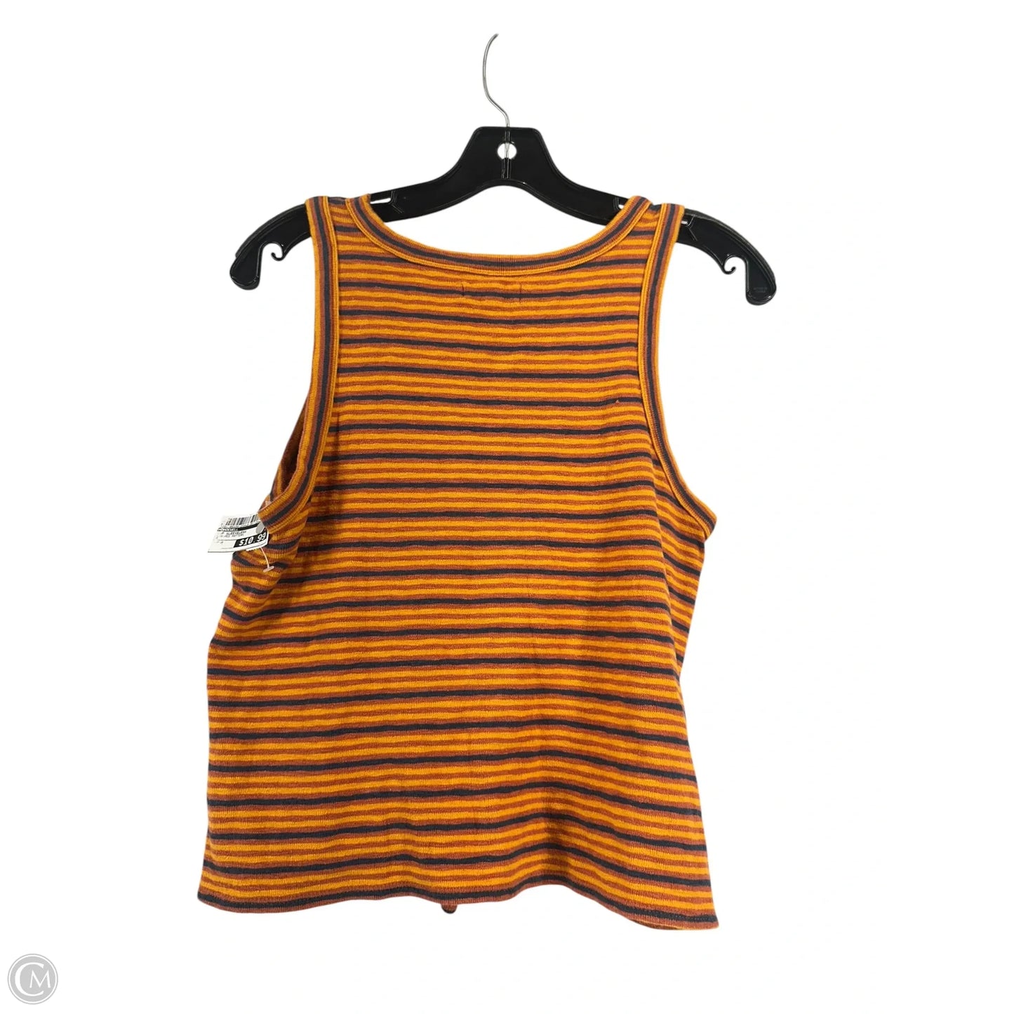 Top Sleeveless By Madewell In Striped Pattern, Size: M