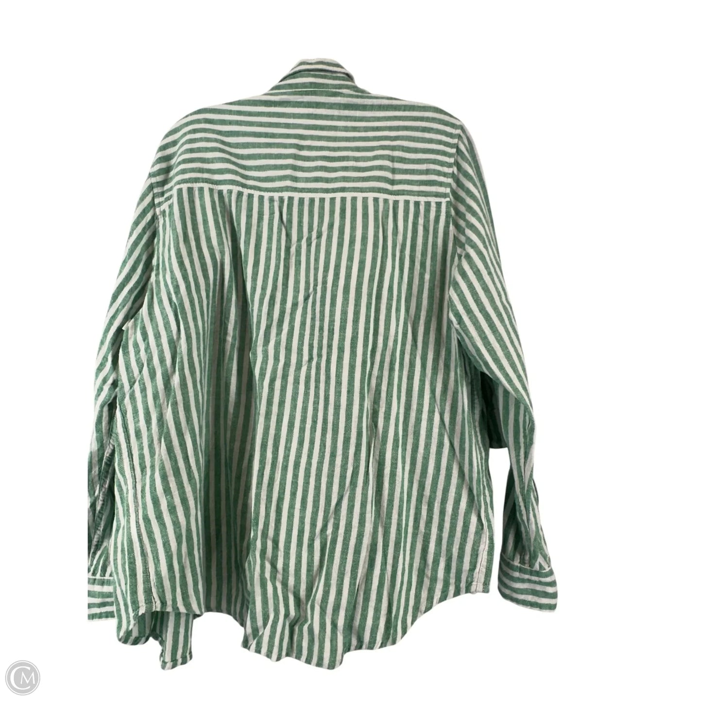 Top 2pc Long Sleeve By Universal Thread In Striped Pattern, Size: L