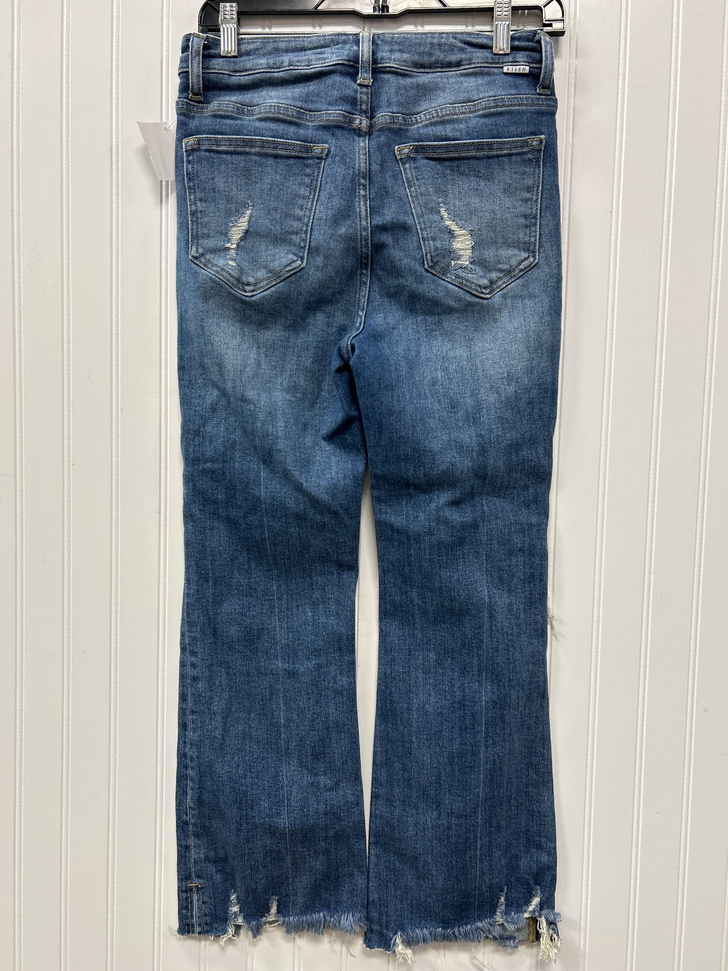 Jeans Boot Cut By Risen In Blue Denim, Size:6