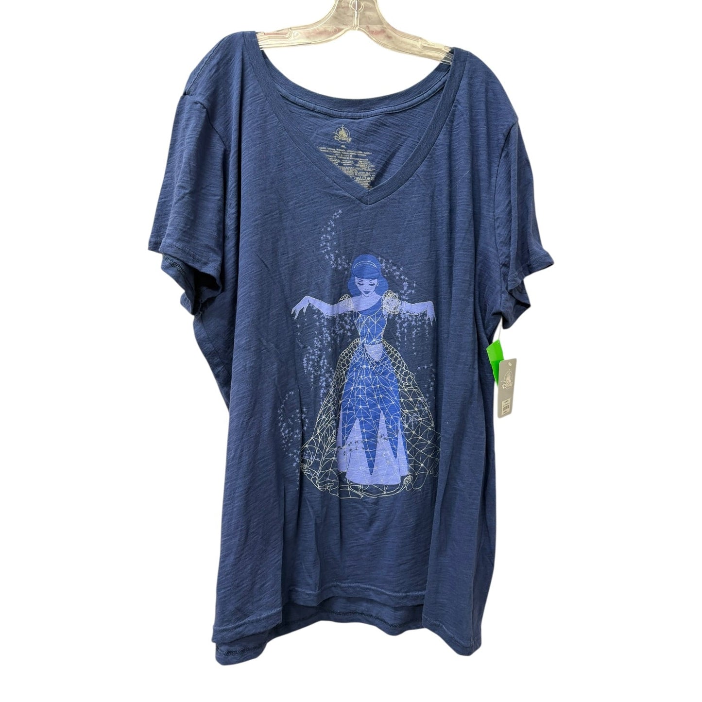 Top Ss By Disney In Blue, Size:4X