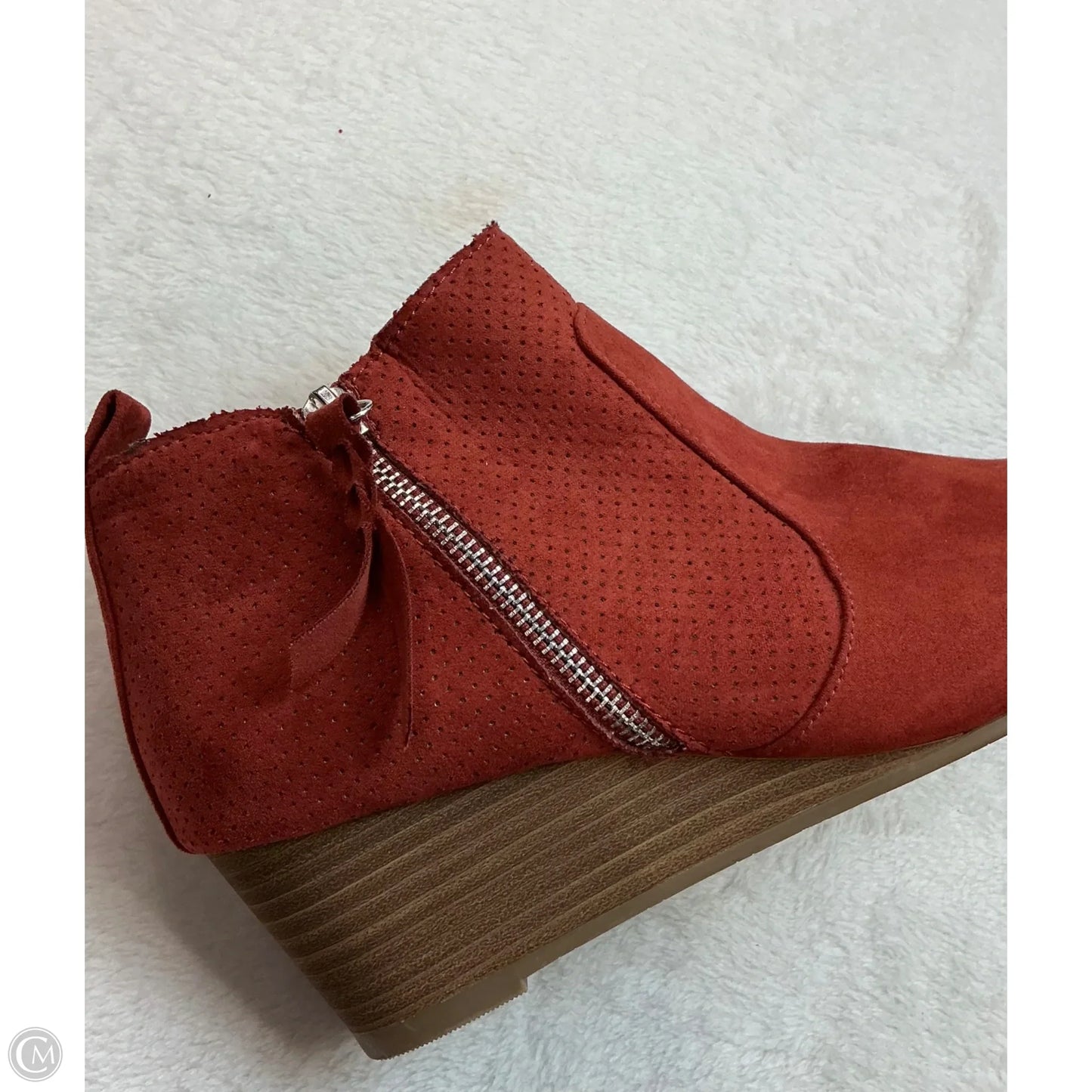 Boots Ankle Heels By Dolce Vita In Red, Size: 8.5