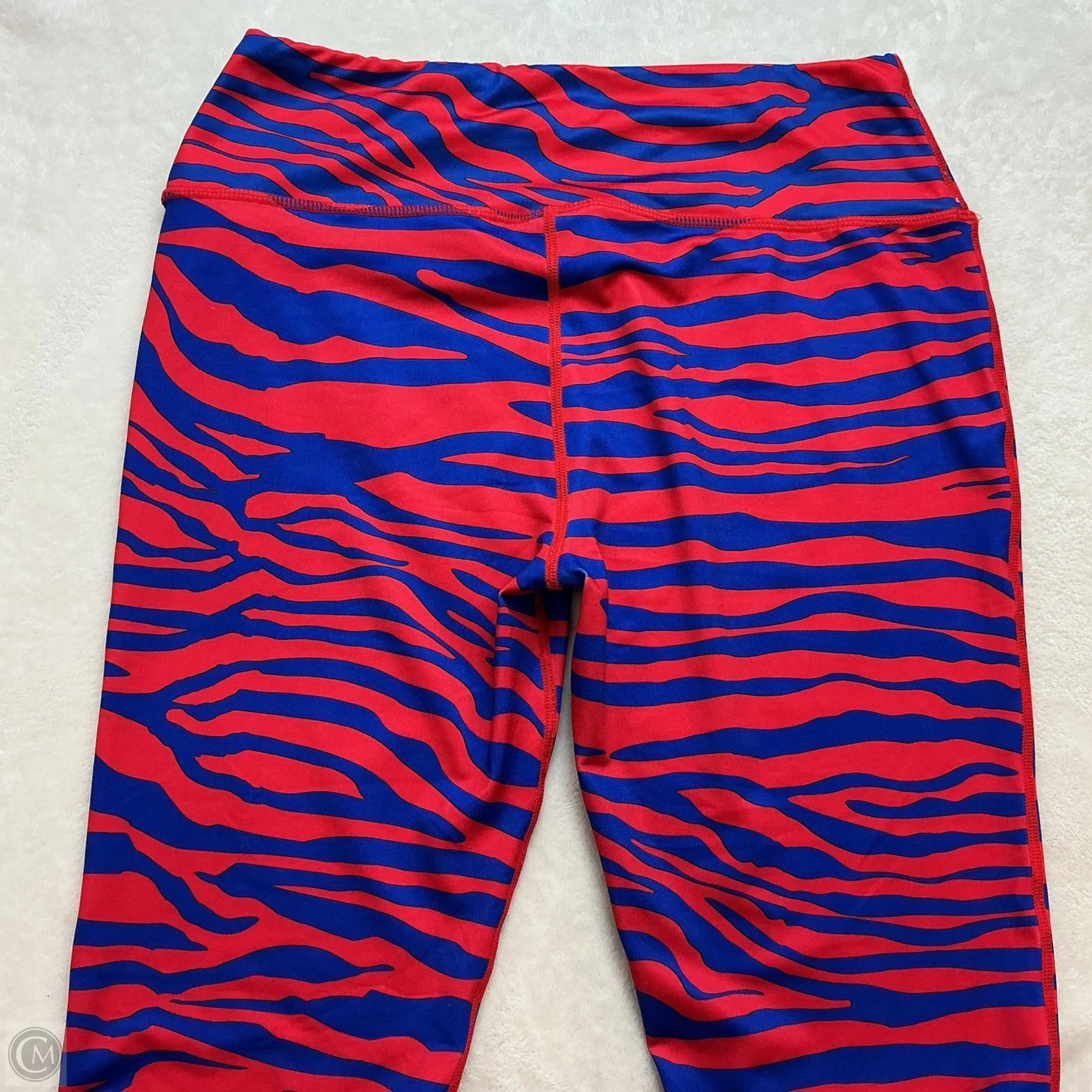 Athletic Leggings By Clothes Mentor In Blue & Red, Size: M