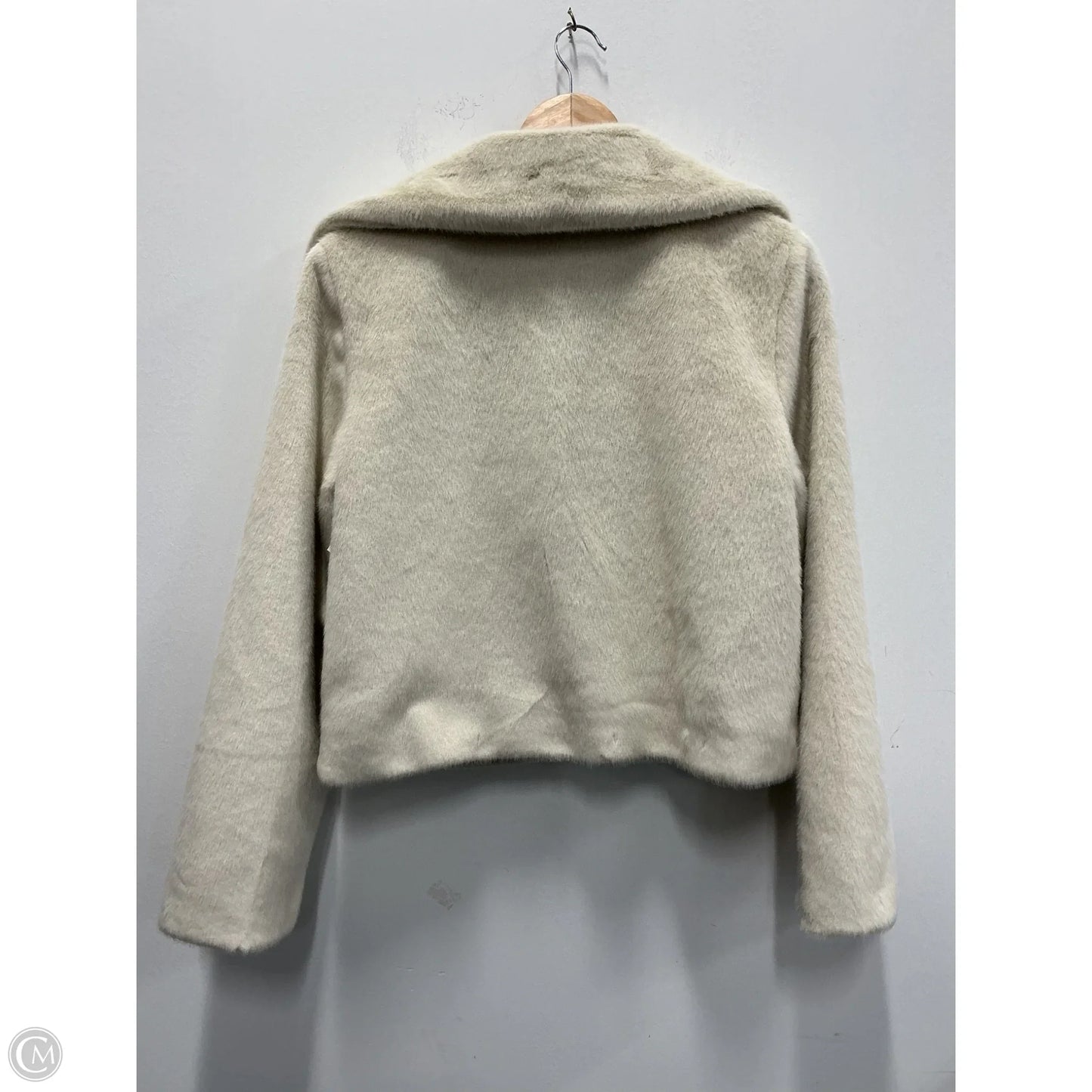 Jacket Faux Fur & Sherpa By House Of Harlow In Cream, Size: S