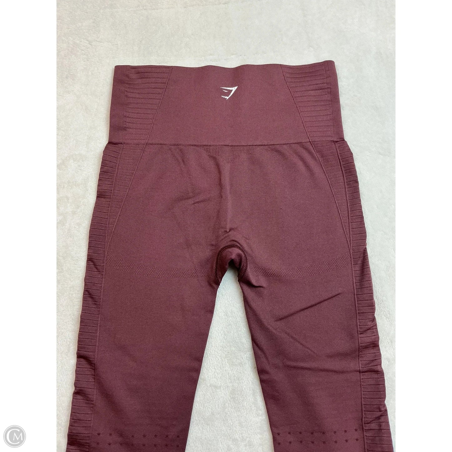 Athletic Leggings By Gym Shark In Maroon, Size: Xs