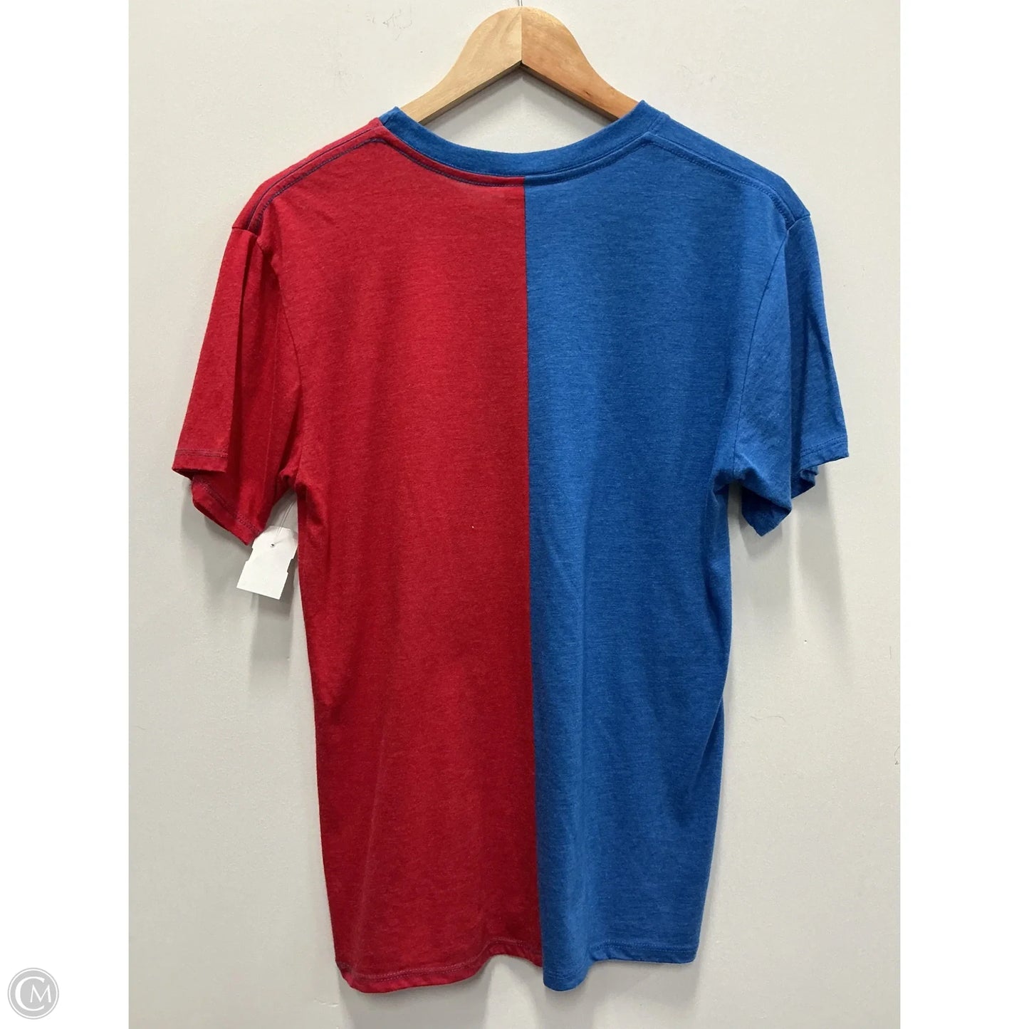 Top Short Sleeve By Clothes Mentor In Blue & Red, Size: S