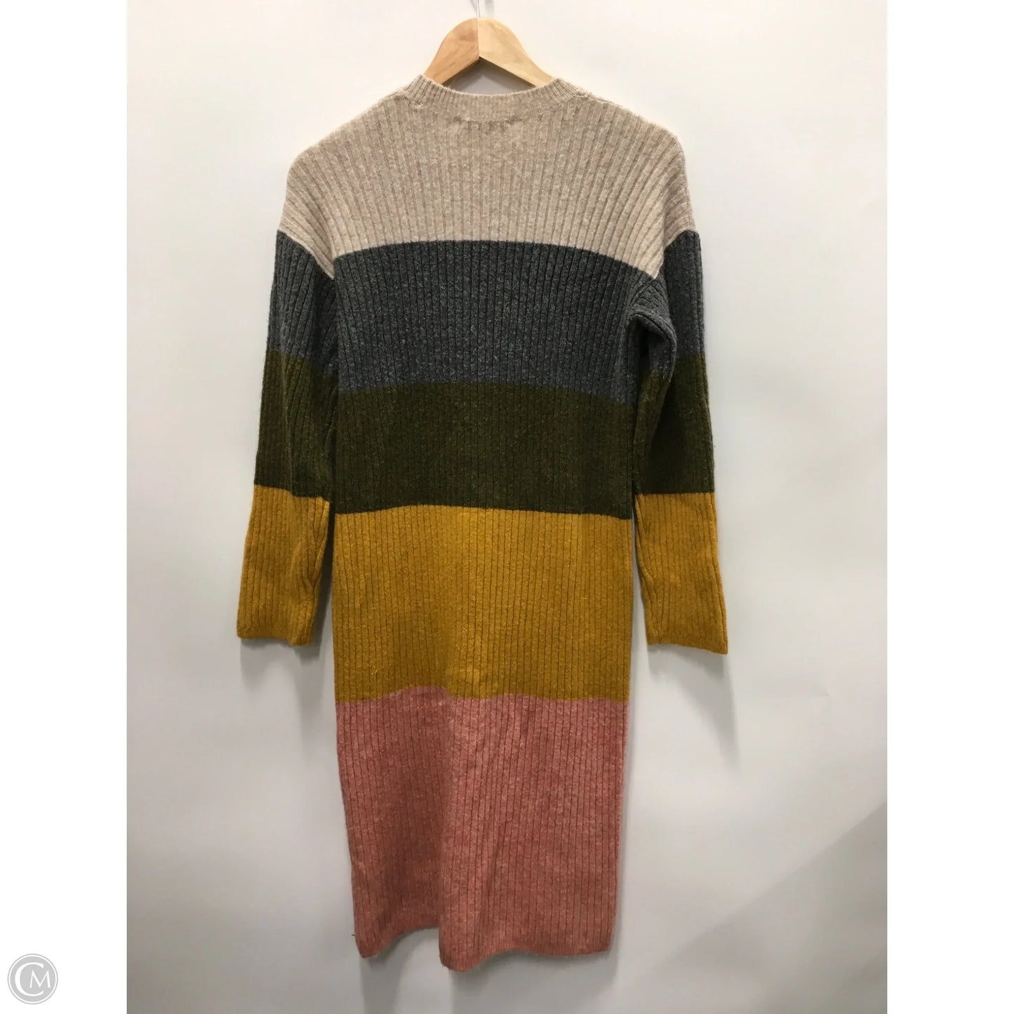 Dress Sweater By Madewell In Striped Pattern, Size: S