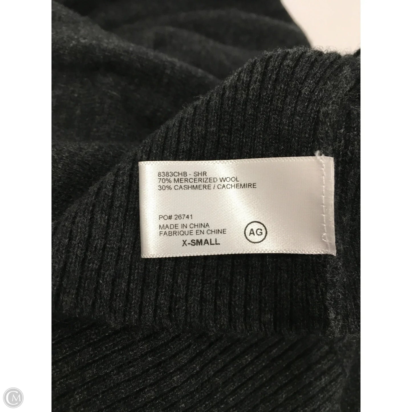 Sweater Cashmere By AG green label In Grey, Size: Xs