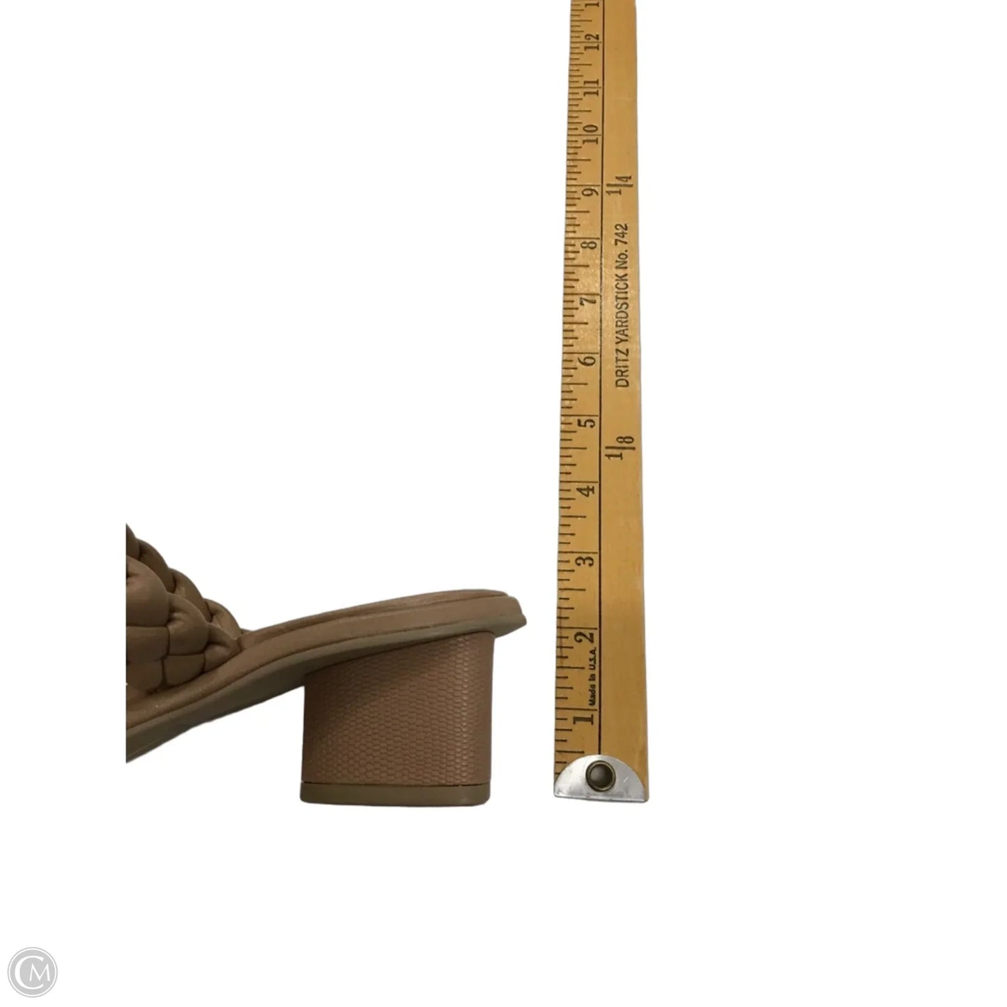 Sandals Heels Block By Dolce Vita In Tan, Size: 6.5