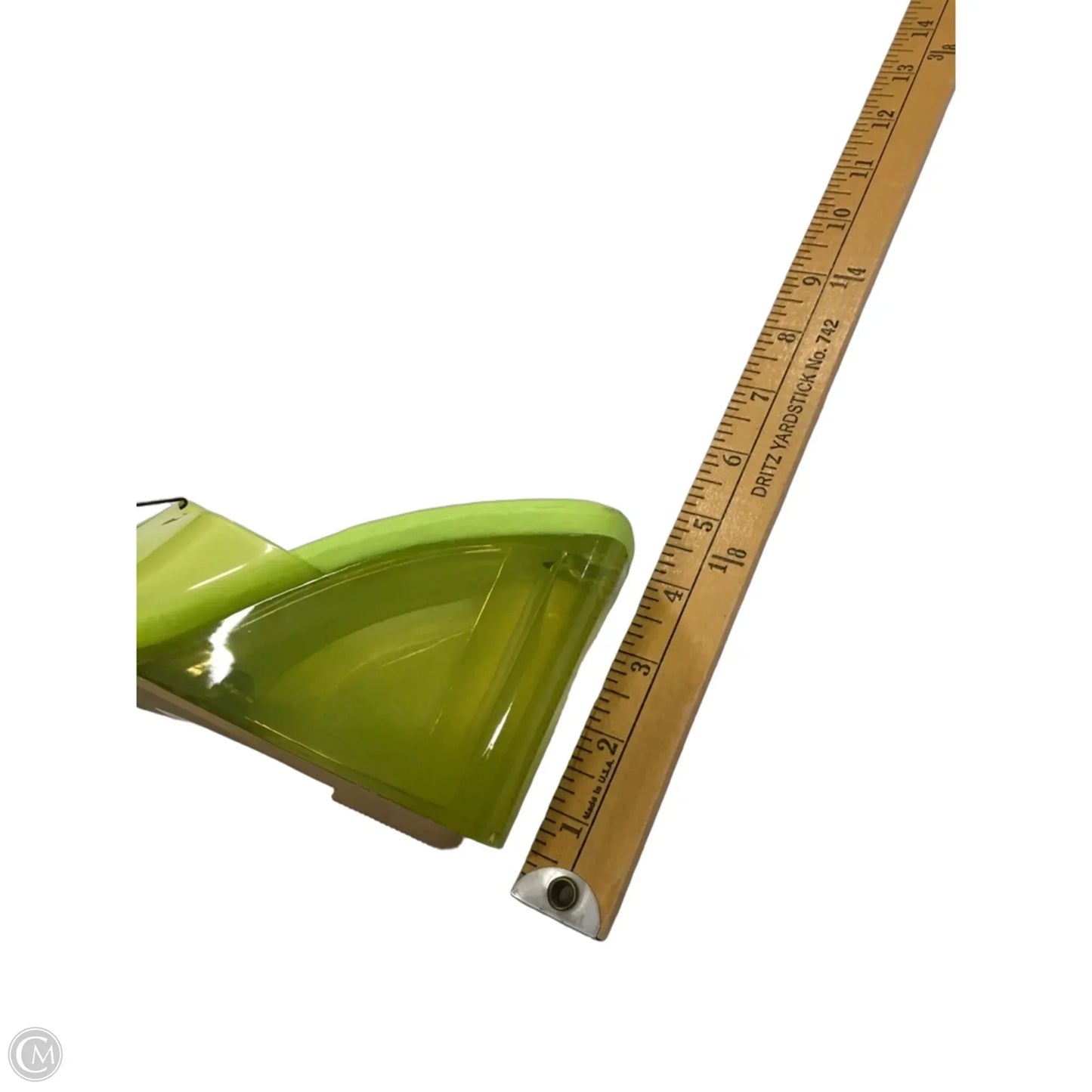 Sandals Heels Wedge By Torrid In Chartreuse, Size: 7
