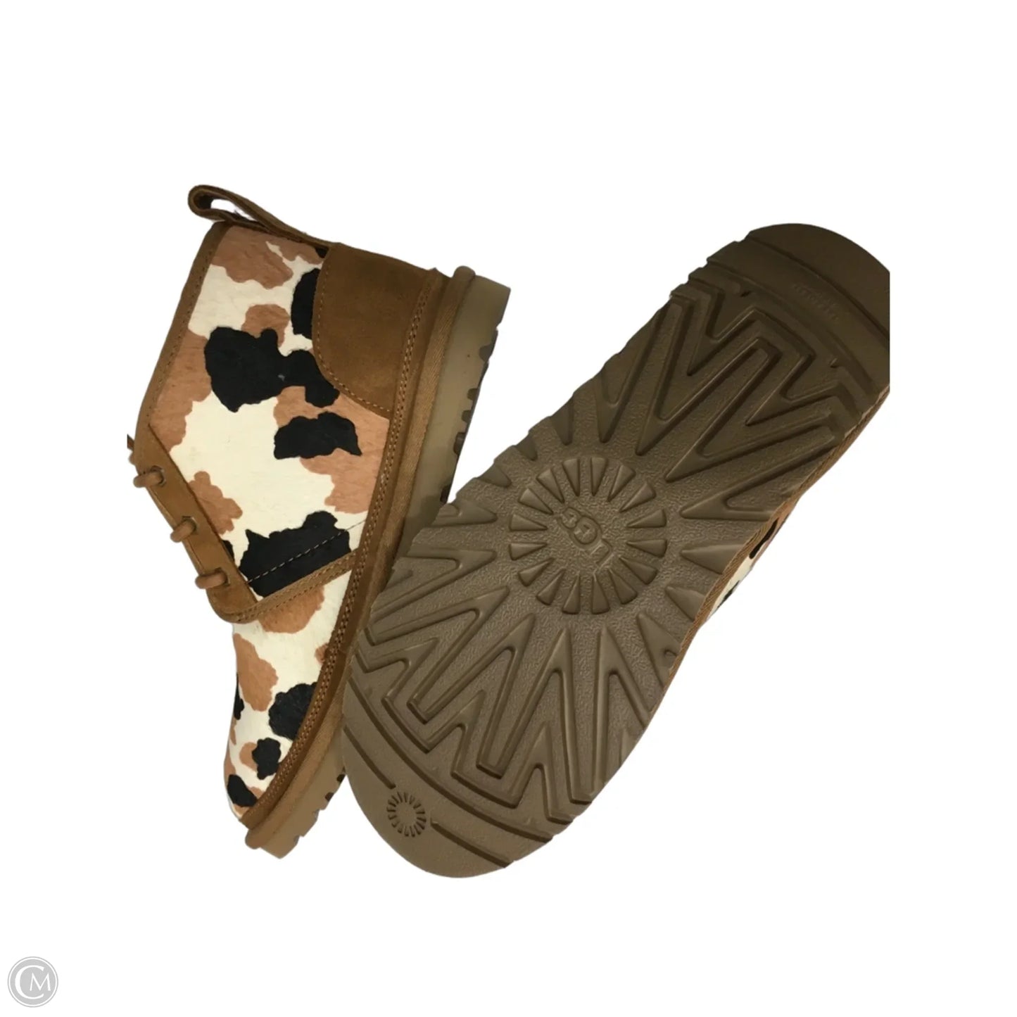 Boots Designer By Ugg In Animal Print, Size: 10